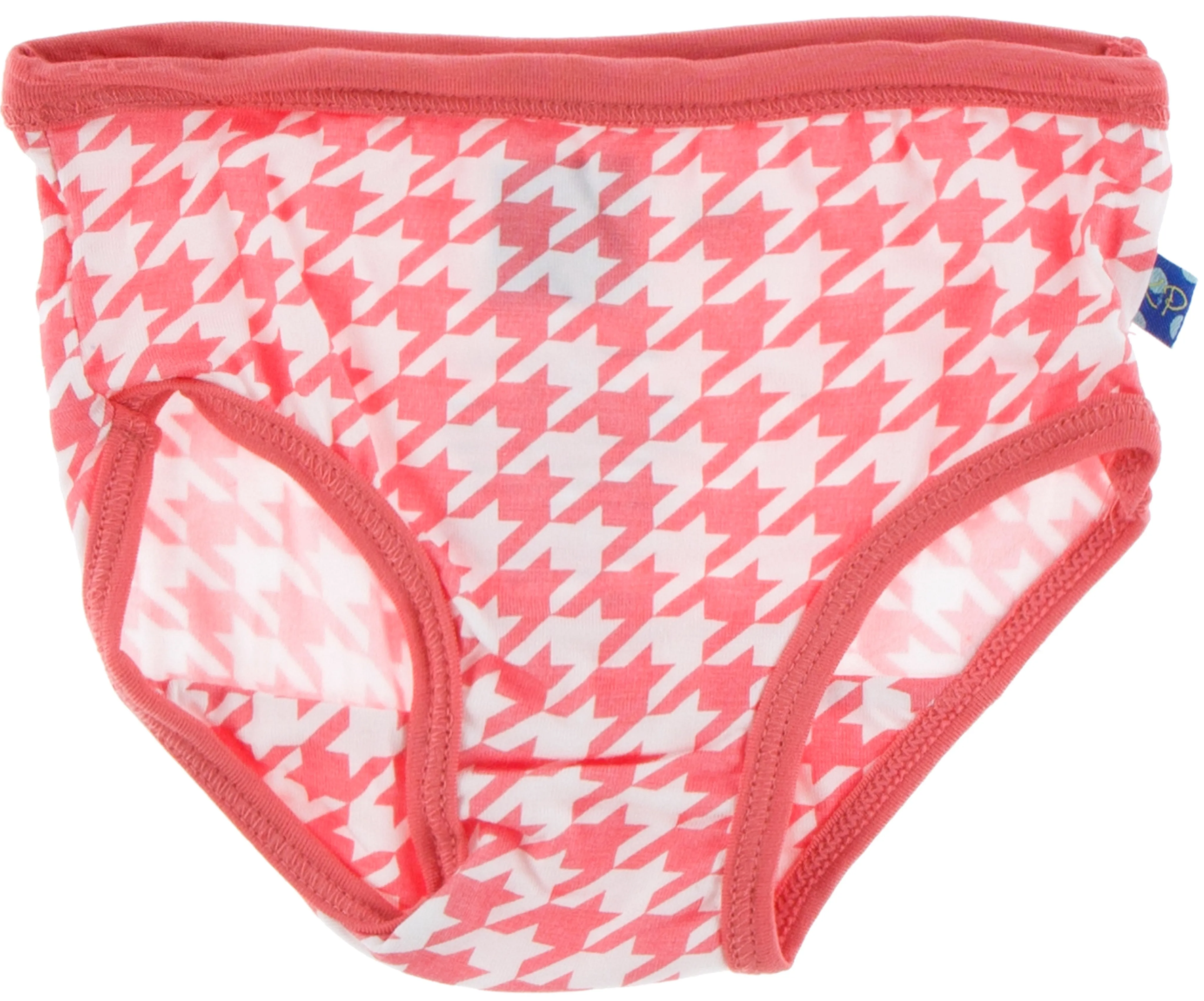 KicKee Pants English Rose Garden & English Rose Houndstooth Girl's Underwear Set