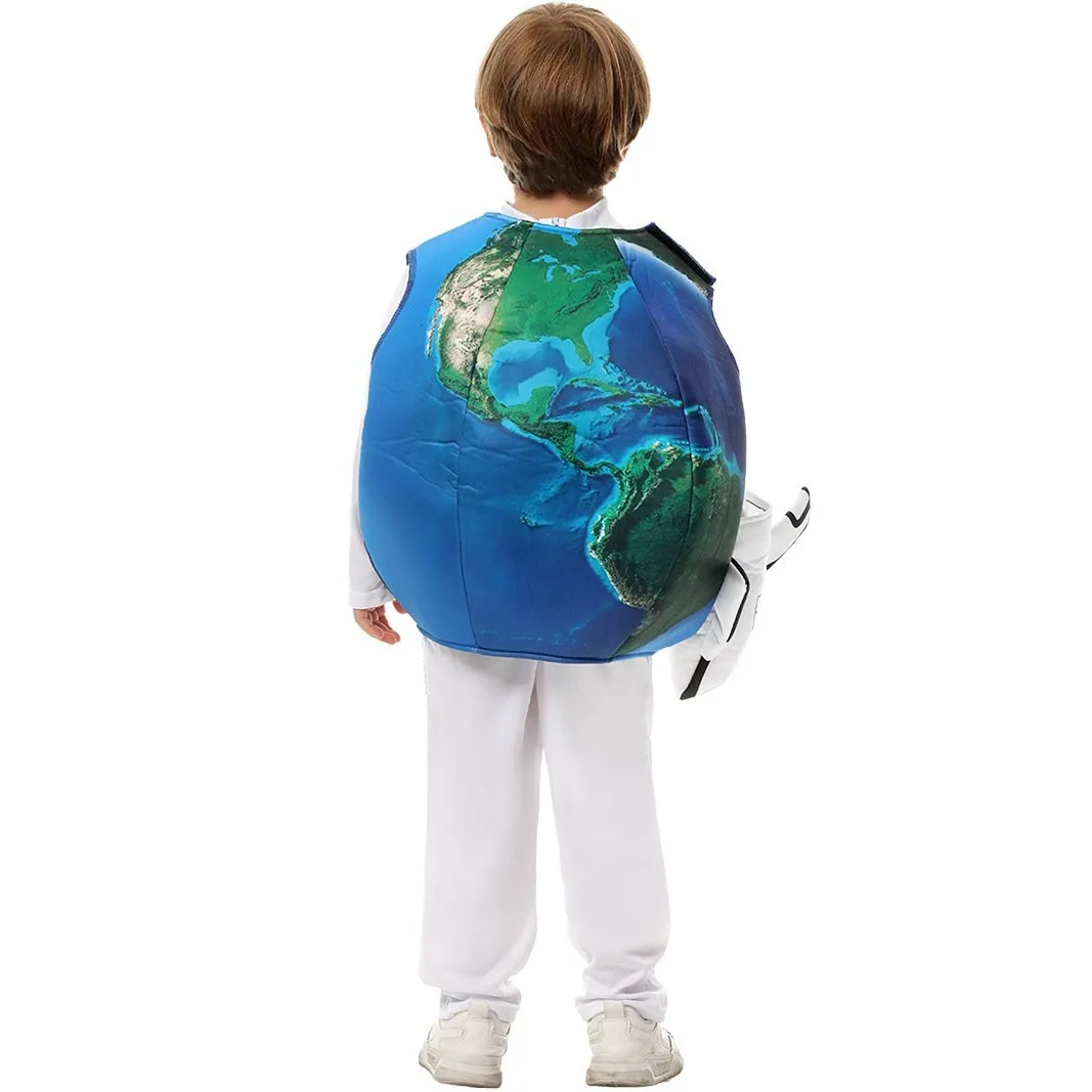 Kids Defender of Earth Costume Halloween and Children's Day Performance Outfit