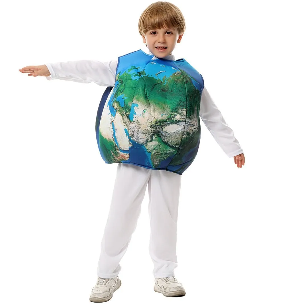 Kids Defender of Earth Costume Halloween and Children's Day Performance Outfit