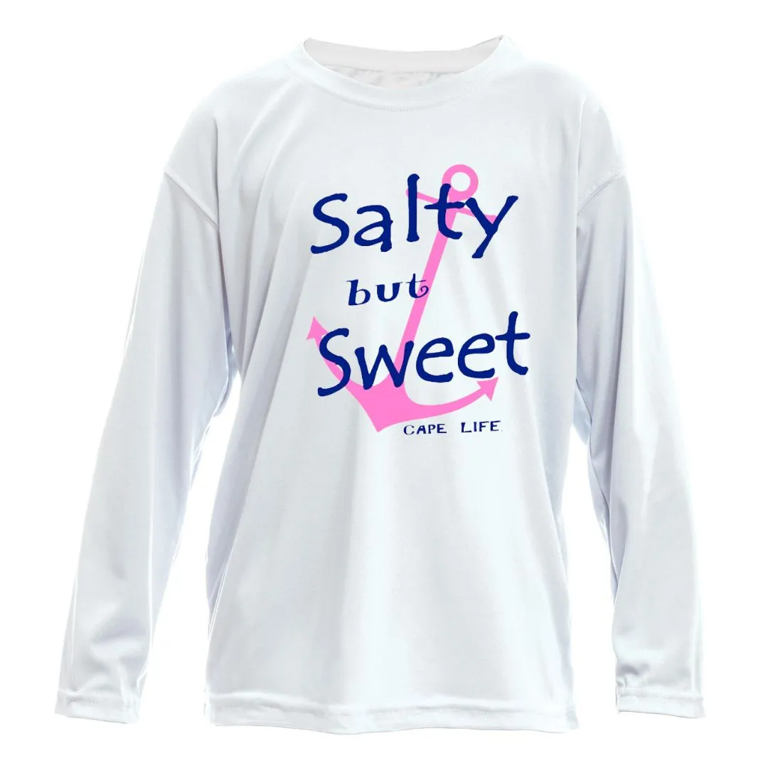 Kids Salty But Sweet Sun Shirt - UPF50 Sun Protection Beach Shirt