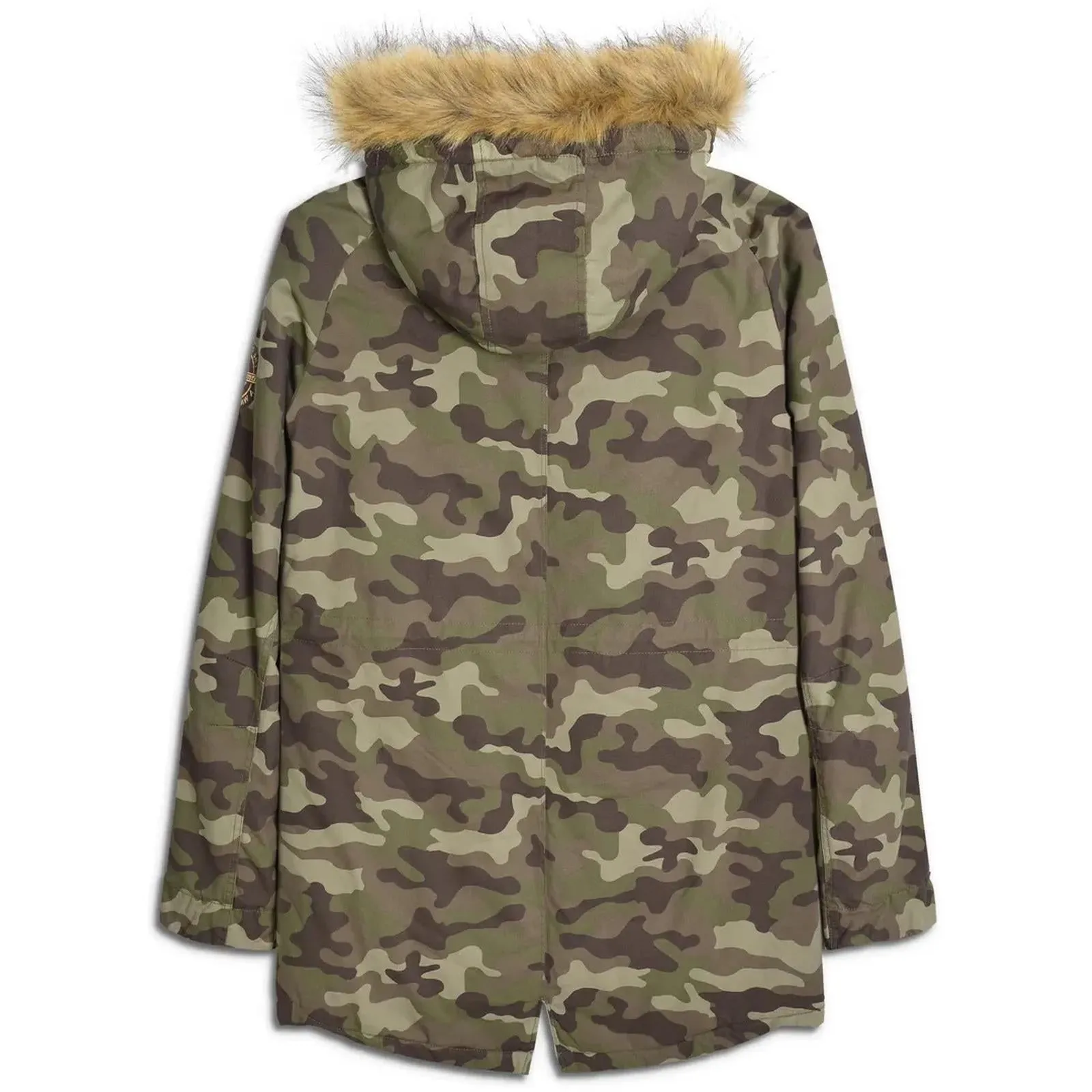 Lambretta Mens Camo Parka Jacket