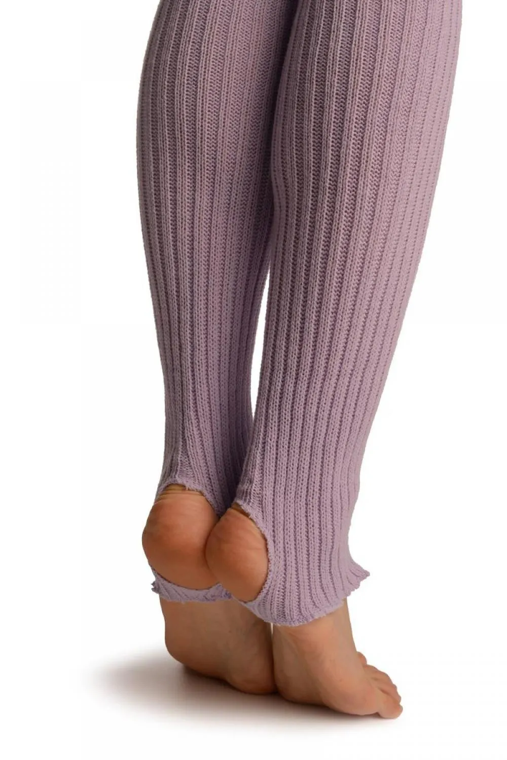 Lilac Purple Stirrup Dance/Ballet Leg Warmers