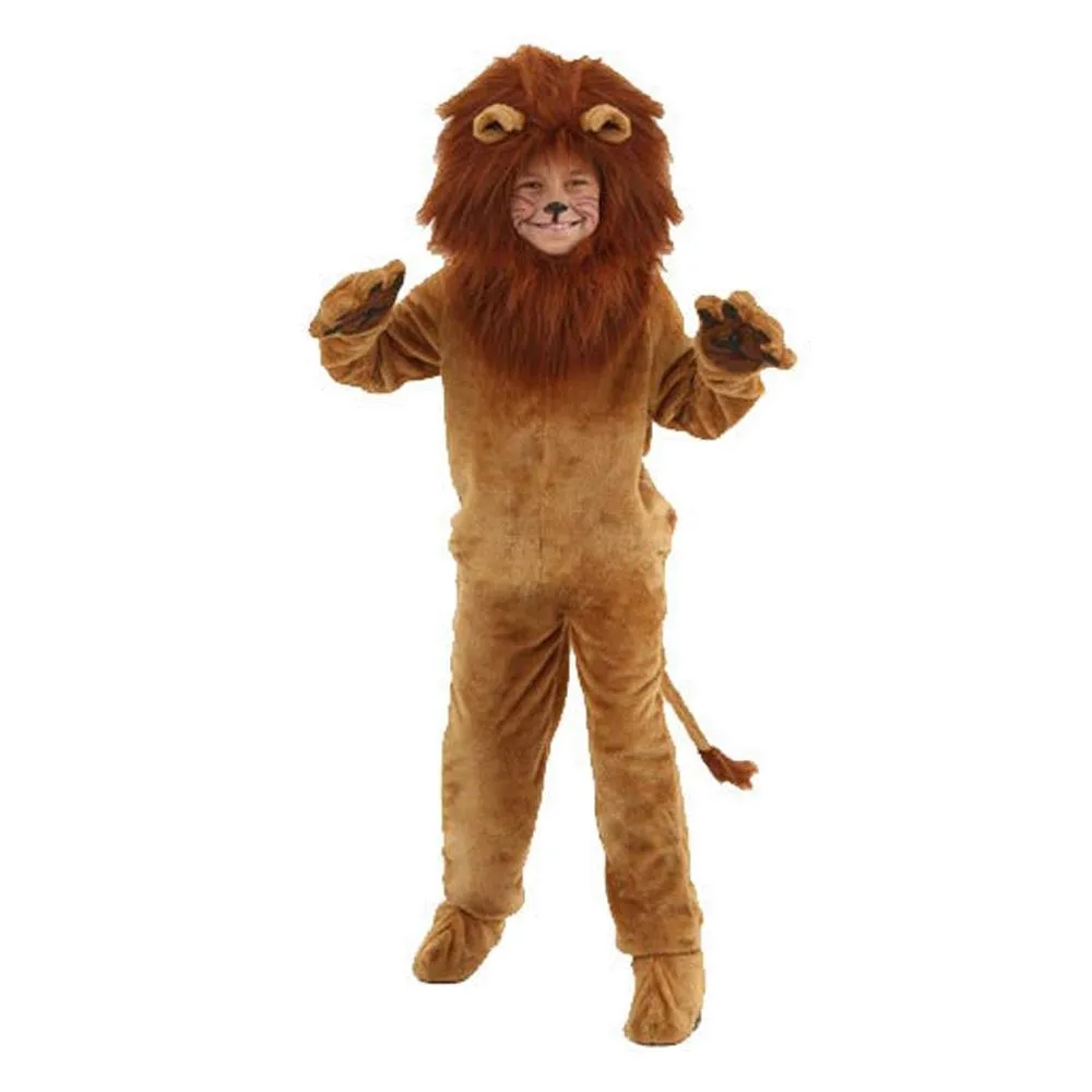 lion costume wizard of oz real animal party Cosplay Adult Kids Matching