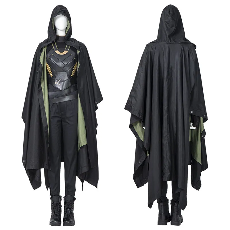 Loki Season 1 Sylvie Laufeydottir Cosplay Female Variant Loki Costume Halloween Party Suit