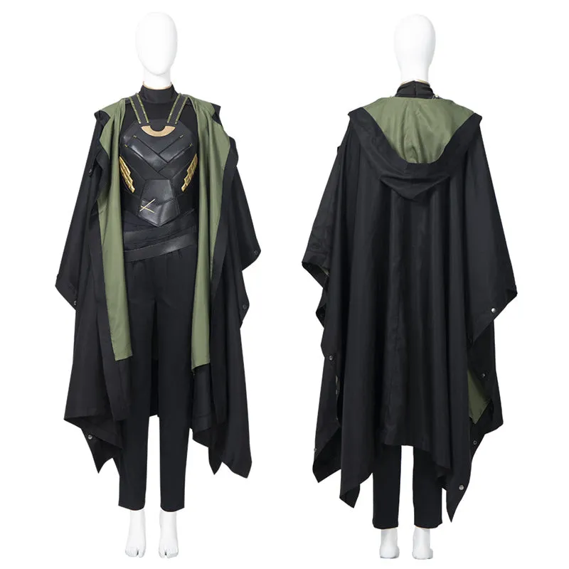 Loki Season 1 Sylvie Laufeydottir Cosplay Female Variant Loki Costume Halloween Party Suit