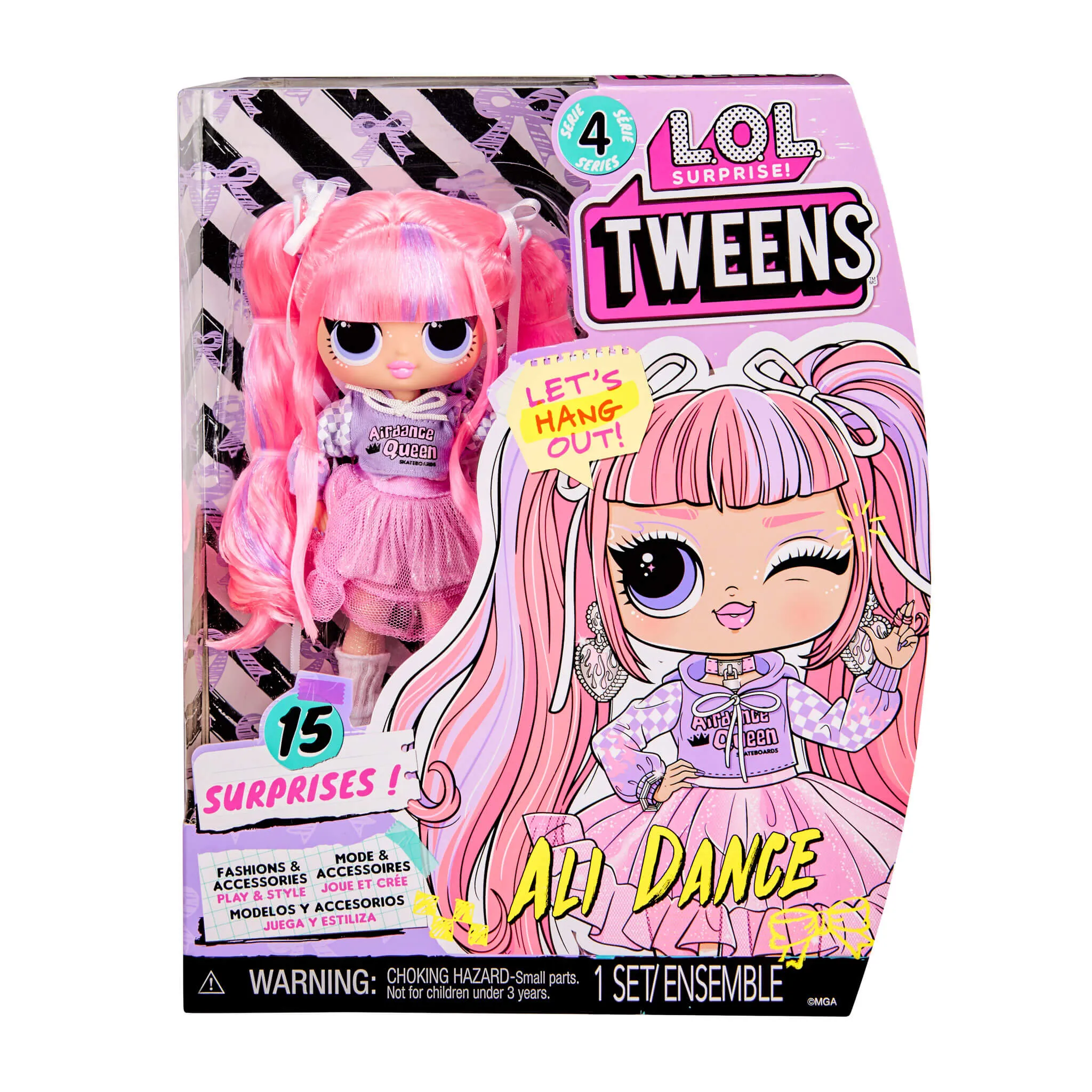 LOL Surprise Tweens Fashion Doll Ali Dance with 15 Surprises