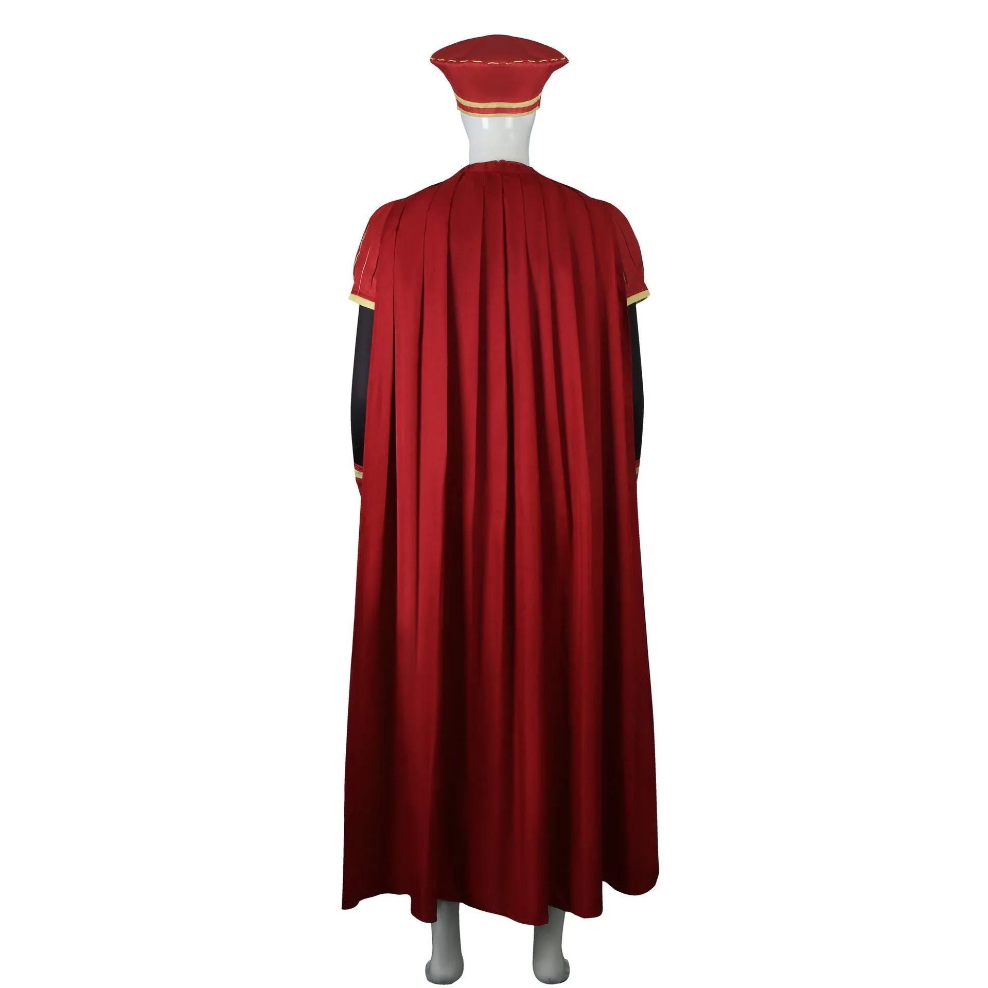 Lord Farquaad Halloween Cosplay Costume Shrek Red Robe Cape