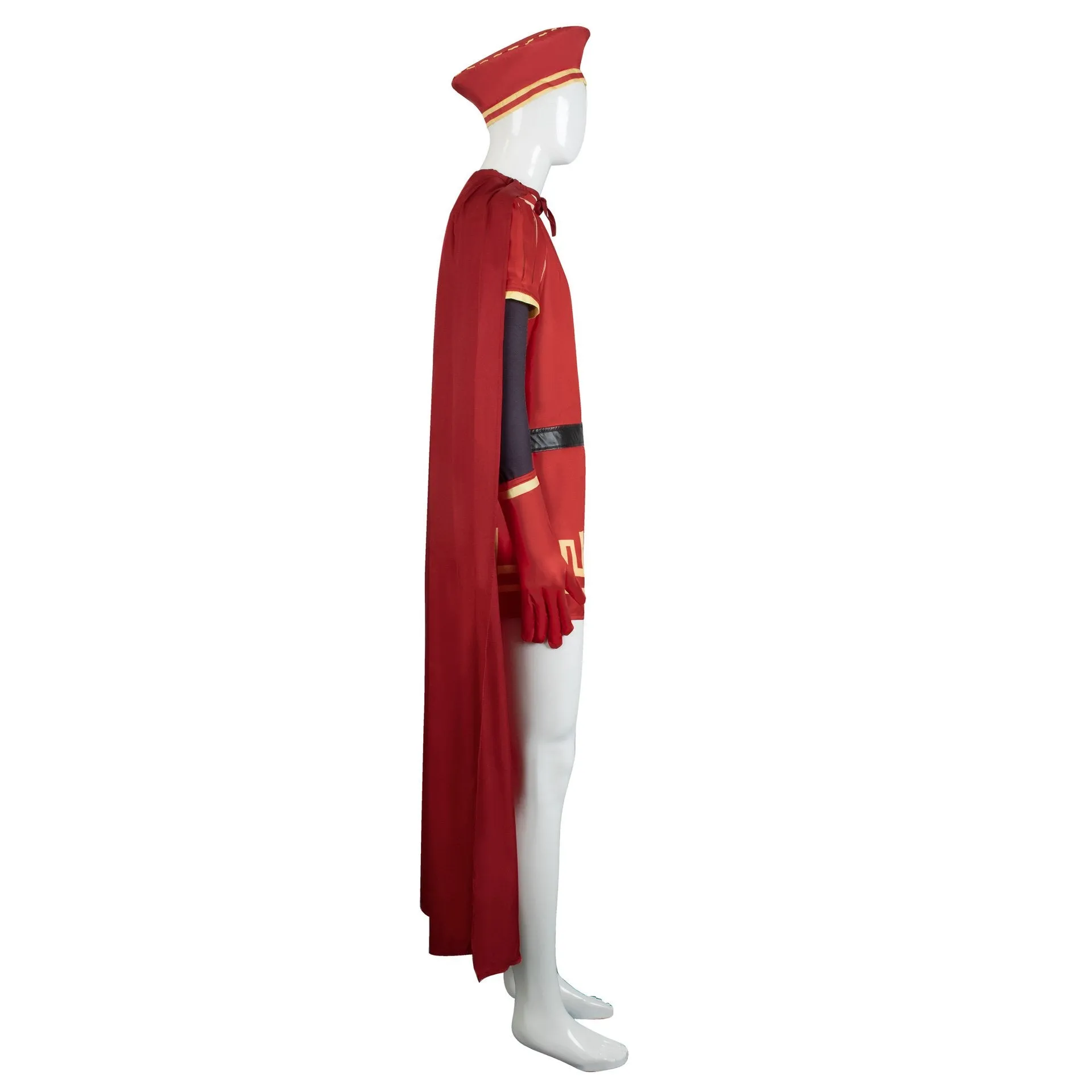 Lord Farquaad Halloween Cosplay Costume Shrek Red Robe Cape