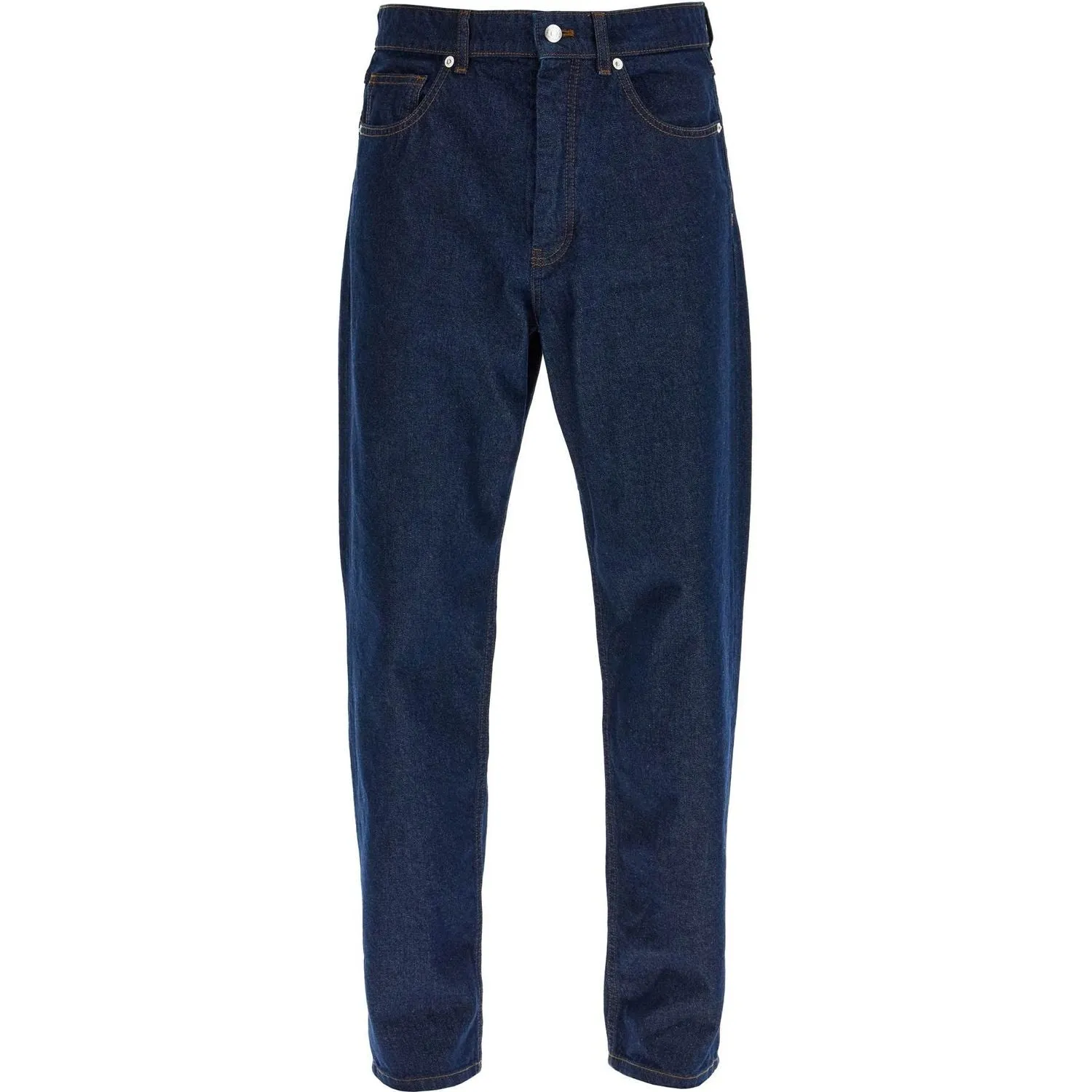 Maison Kitsune lightweight denim straight leg jeans