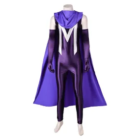 Max Eisenhardt Purple Jumpsuit With Cloak Party Carnival Halloween Cosplay Costume