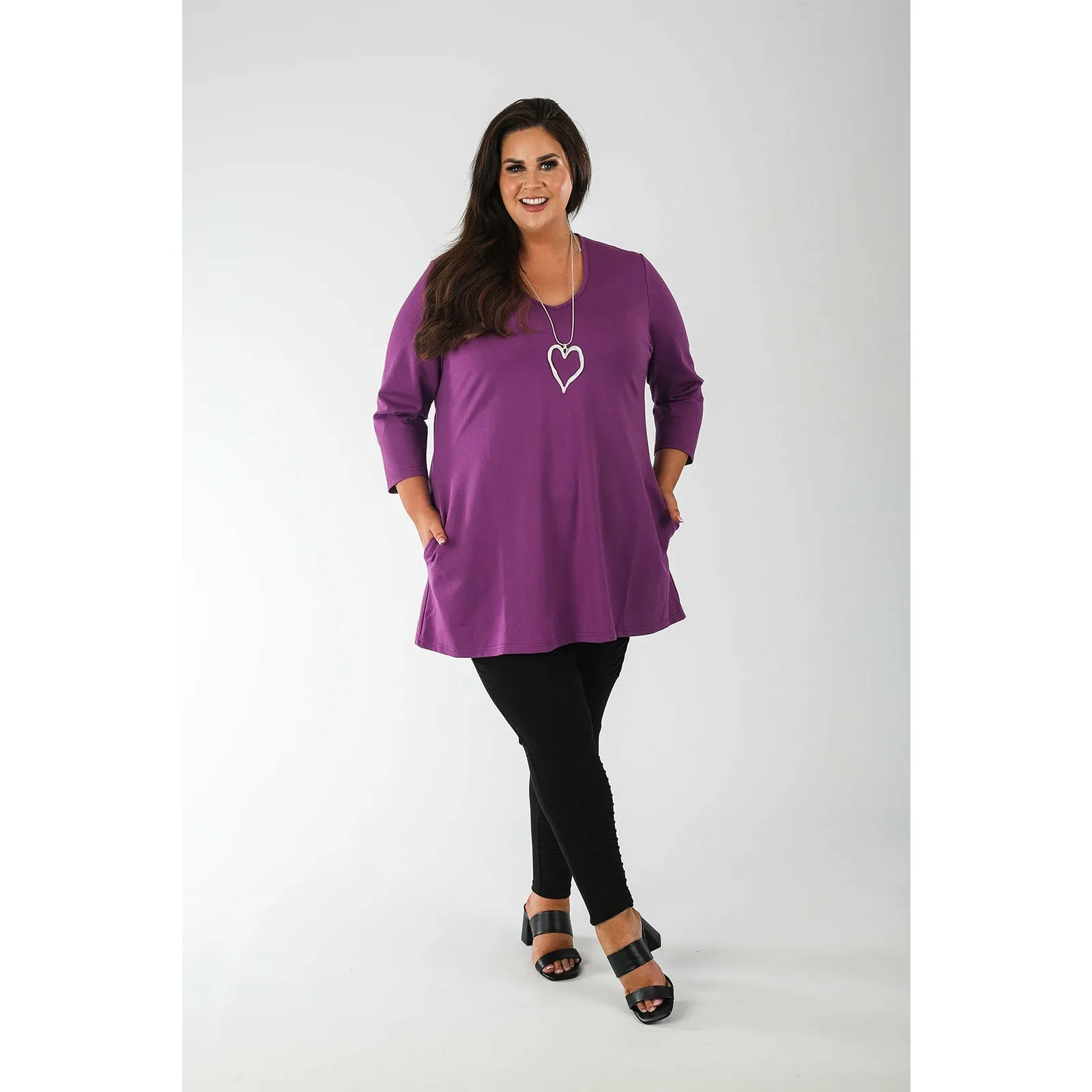 Mellomi Becky Tunic in Purple