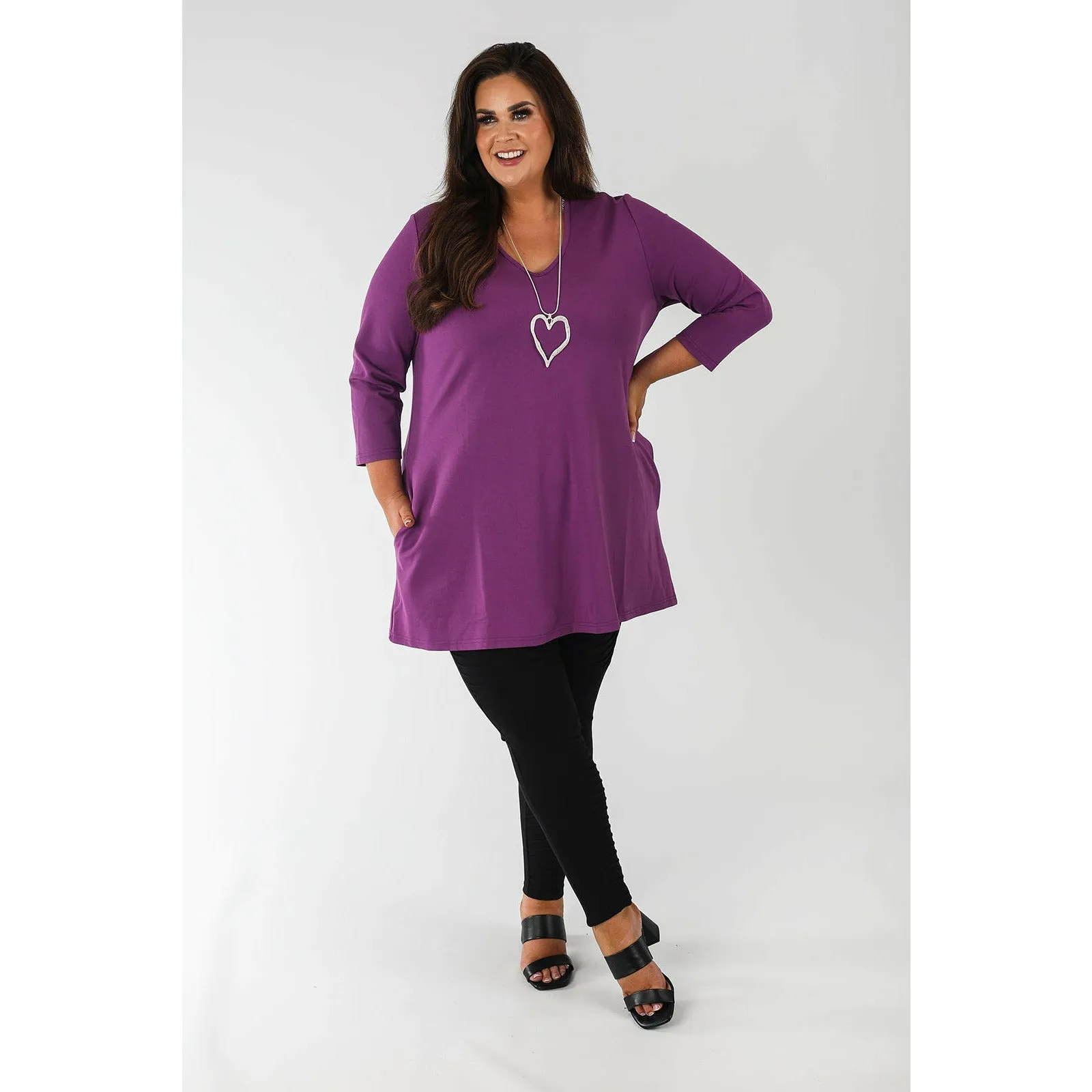 Mellomi Becky Tunic in Purple