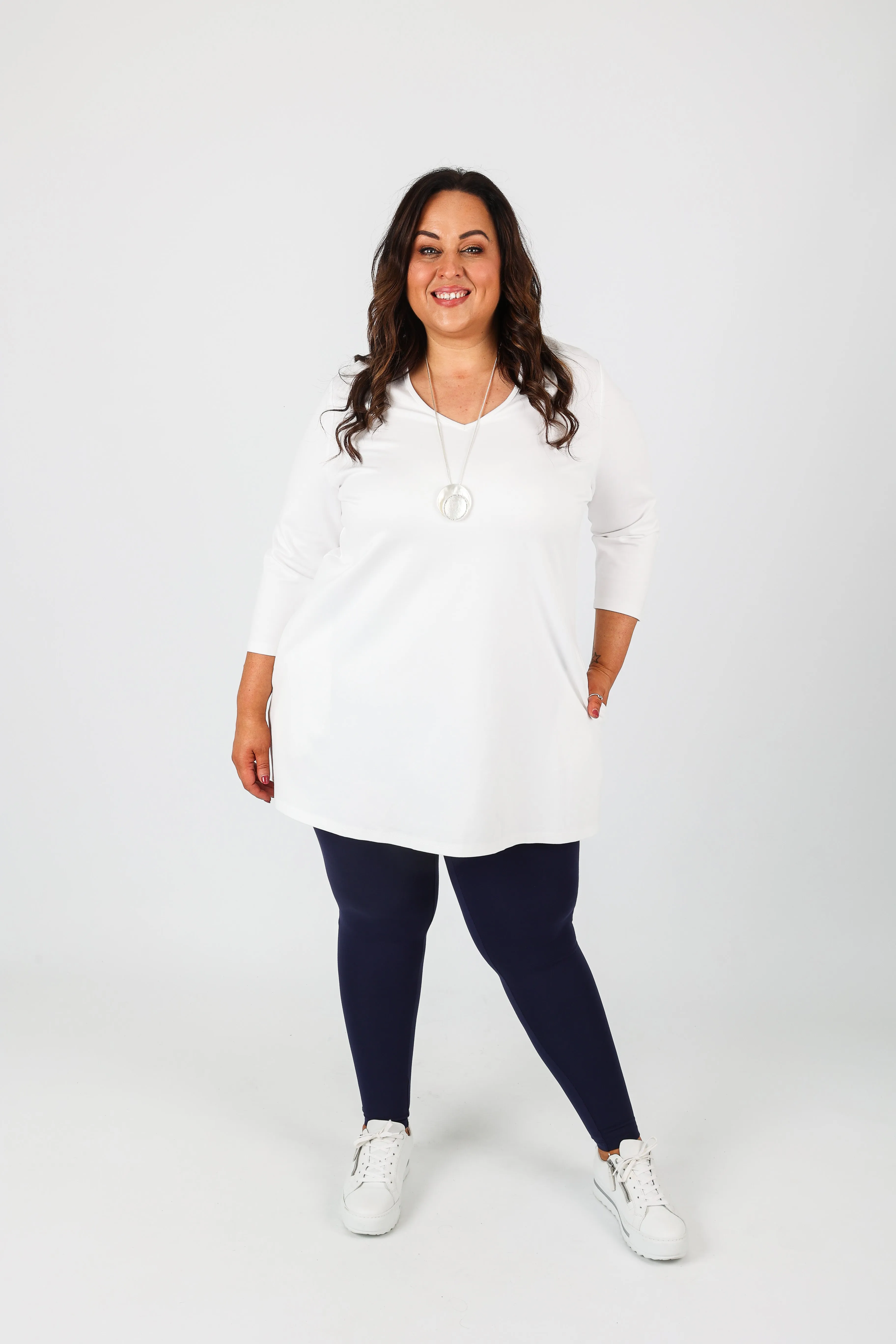 Mellomi Becky Tunic in White