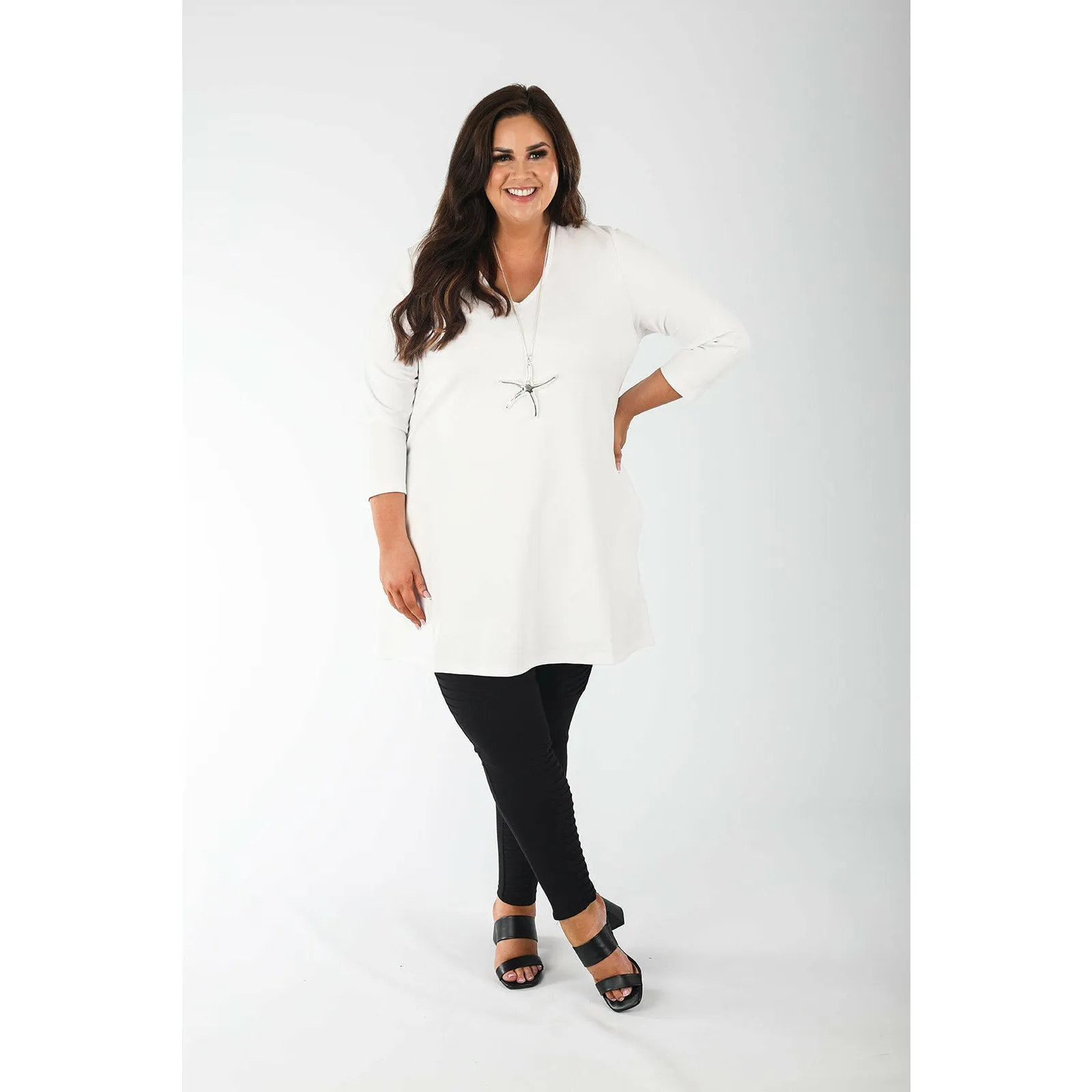 Mellomi Becky Tunic in White