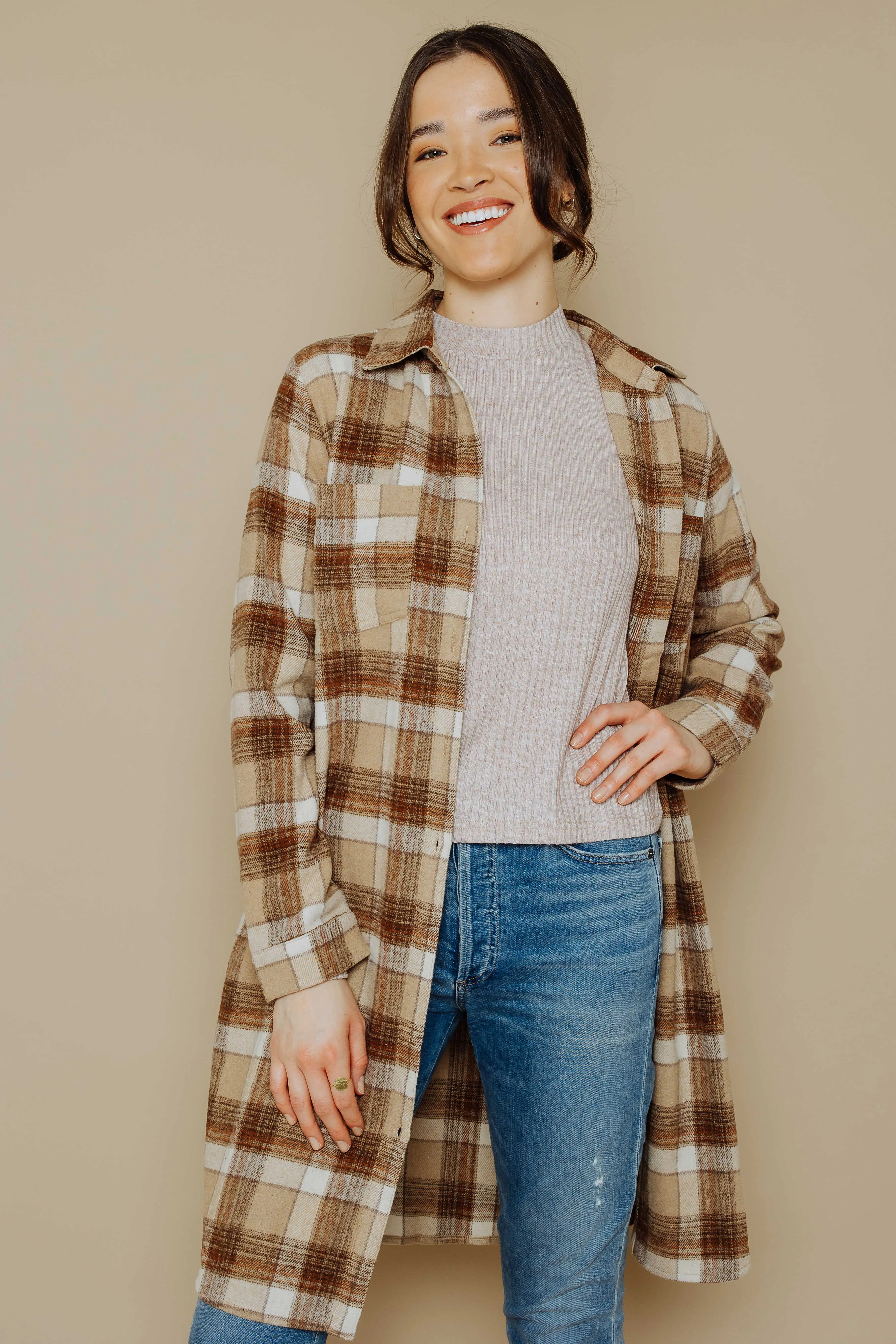 Mercer-Plaid Shacket