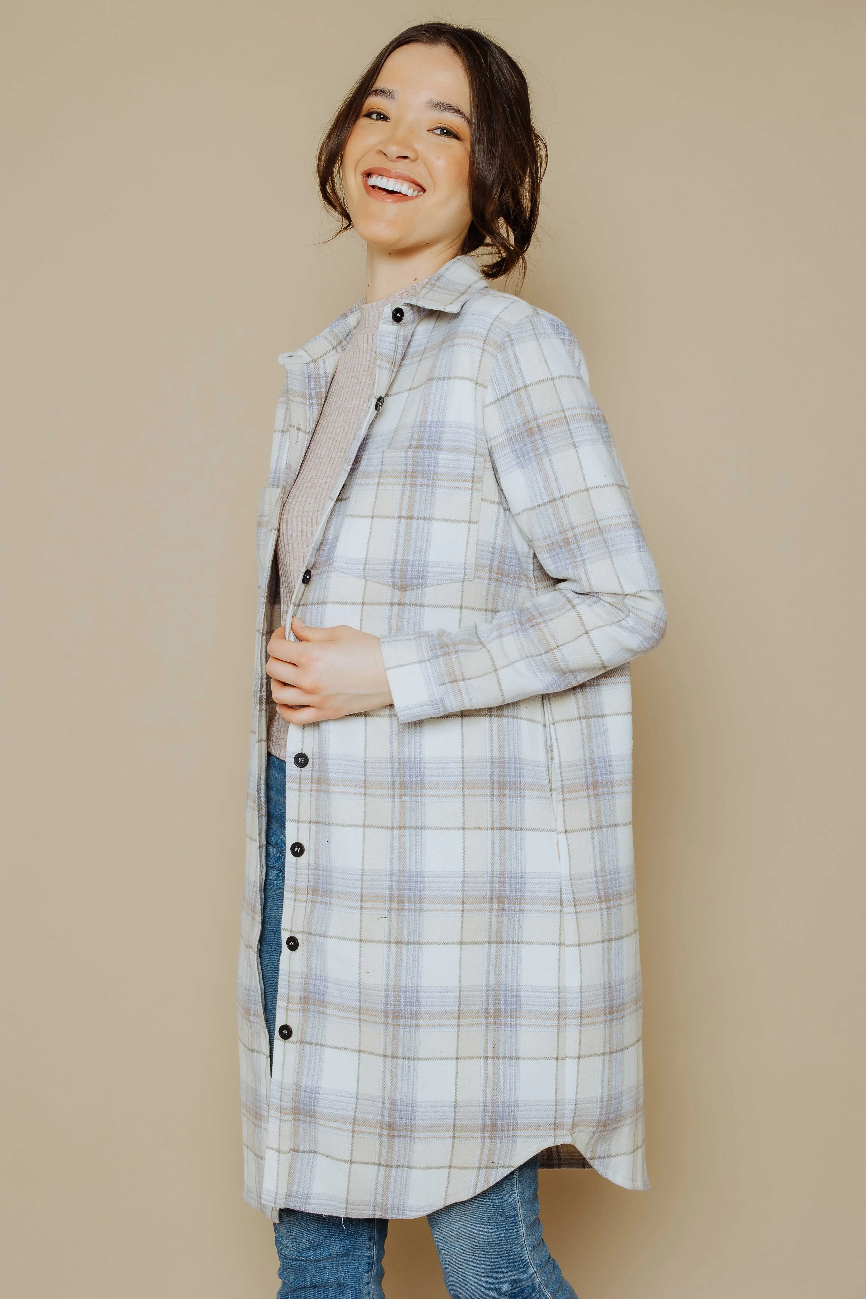 Mercer-Plaid Shacket