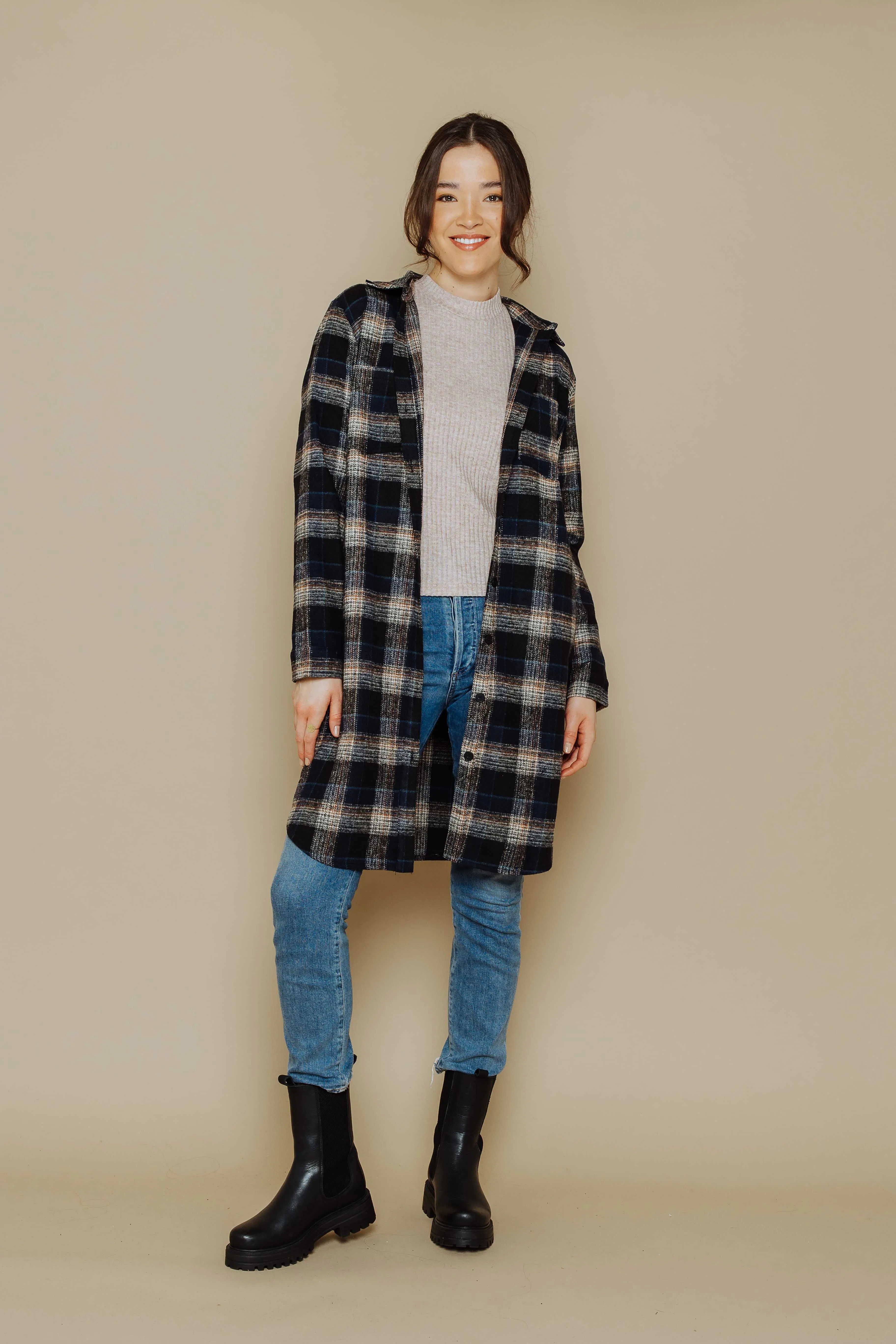 Mercer-Plaid Shacket