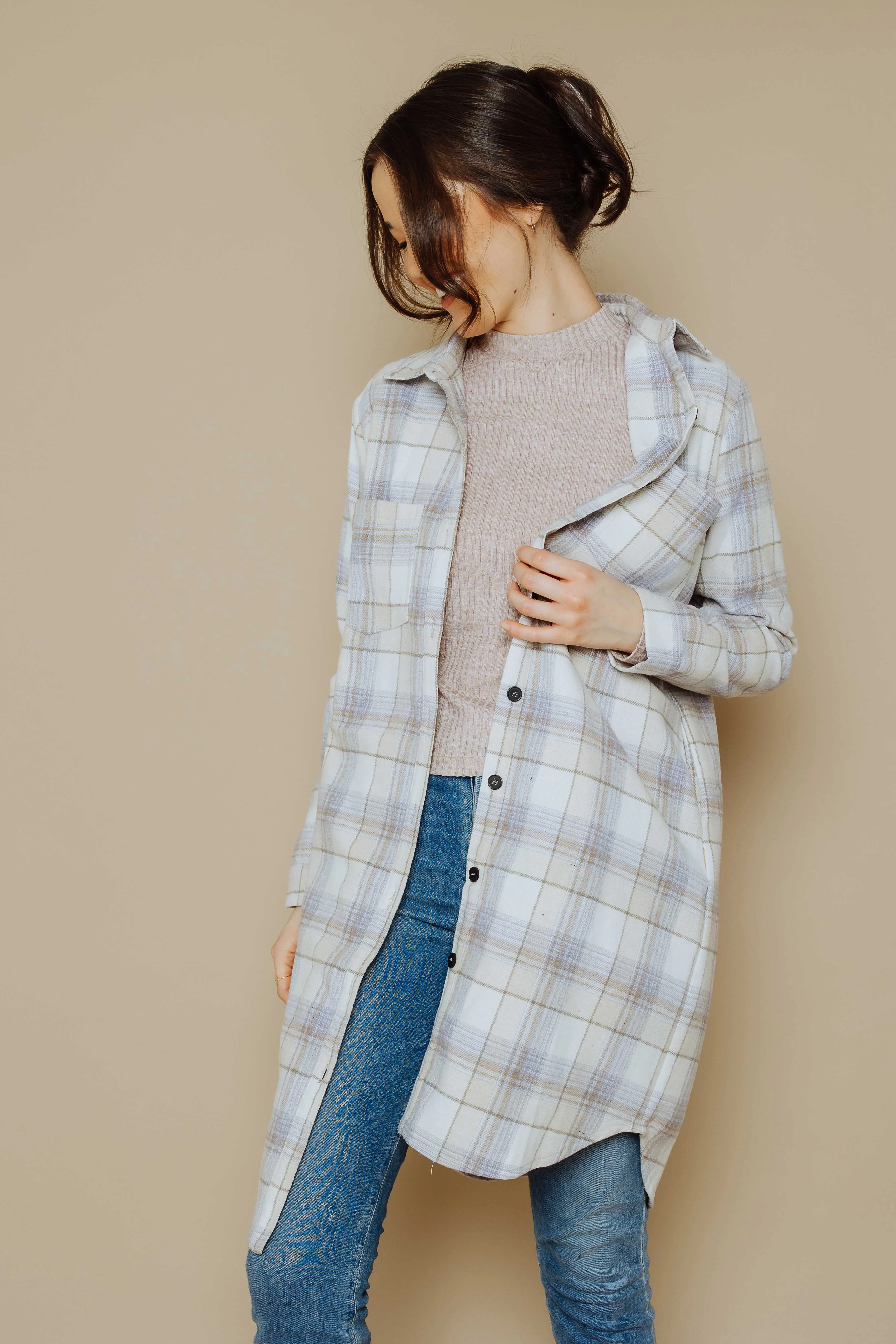 Mercer-Plaid Shacket