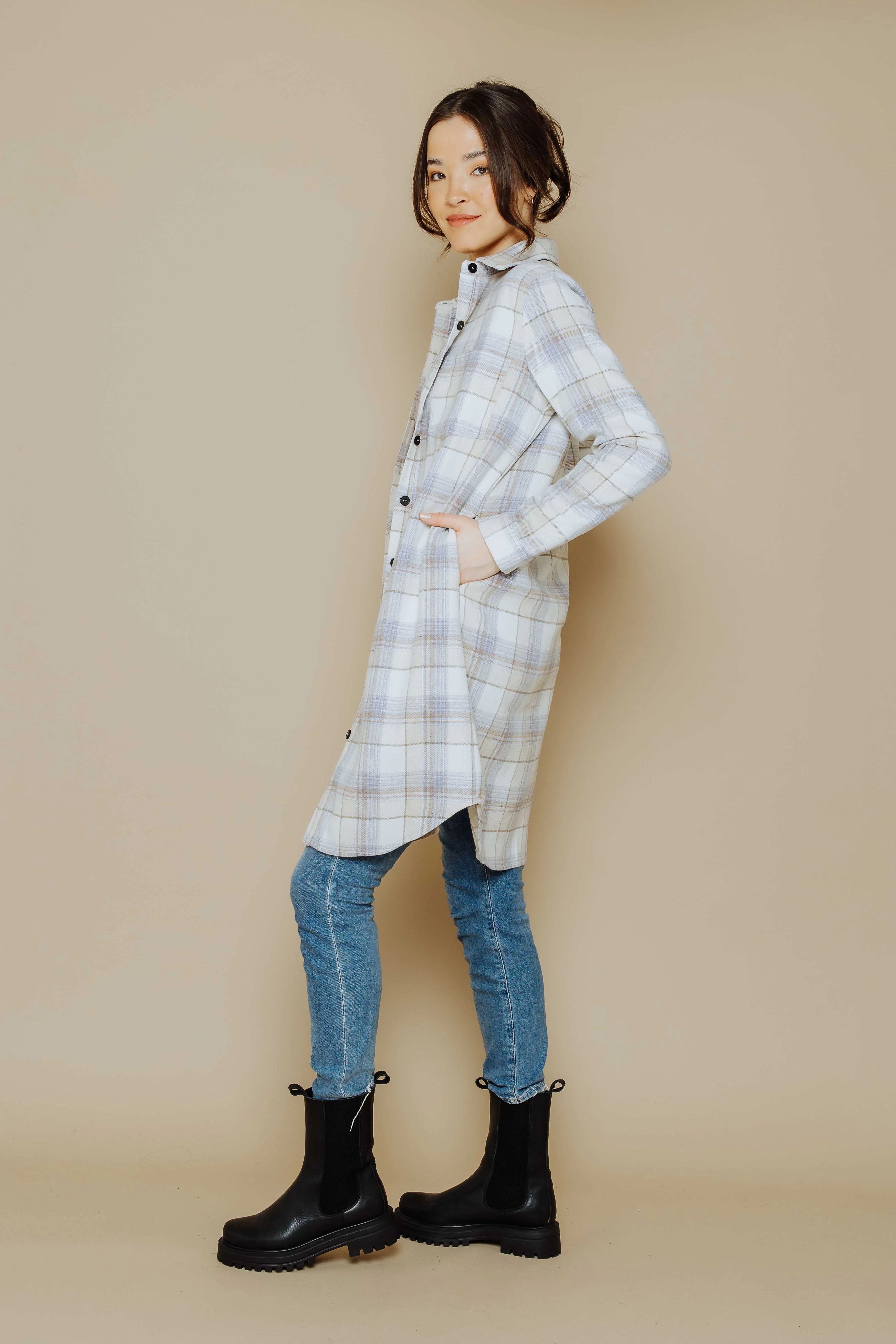 Mercer-Plaid Shacket