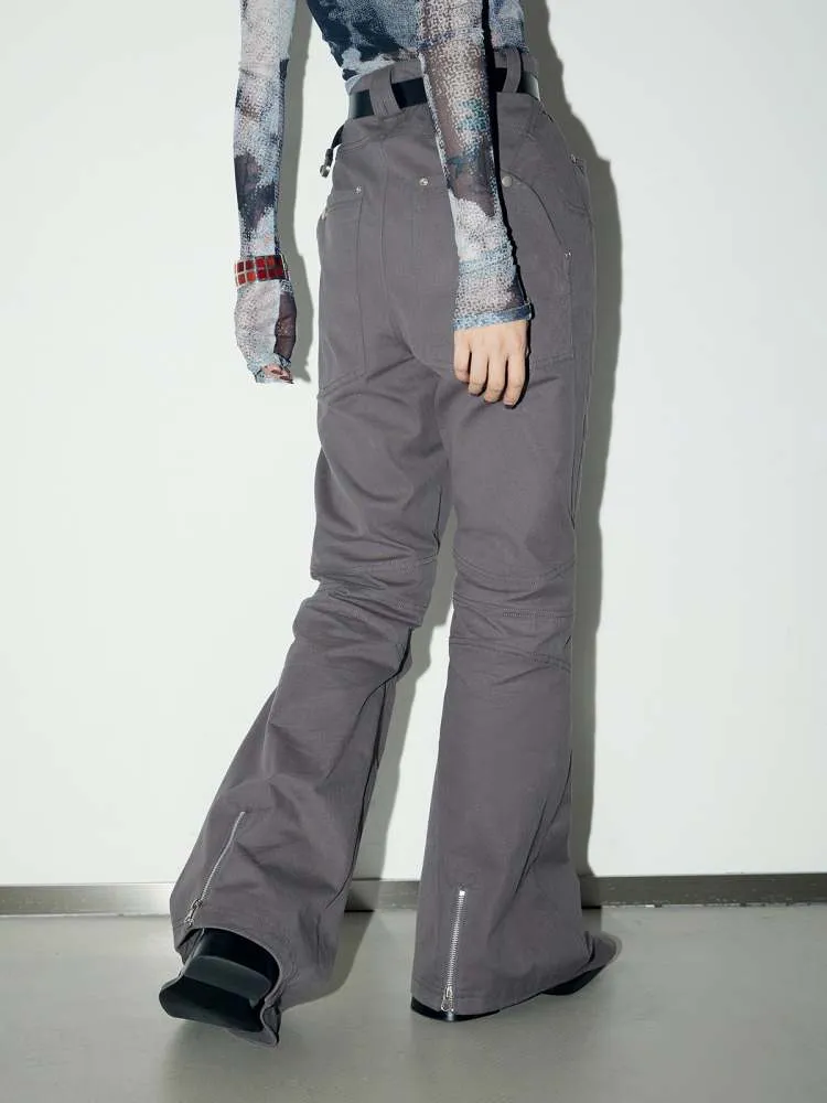 Micro Flared 3D Shirring Denim Pants【s0000006741】