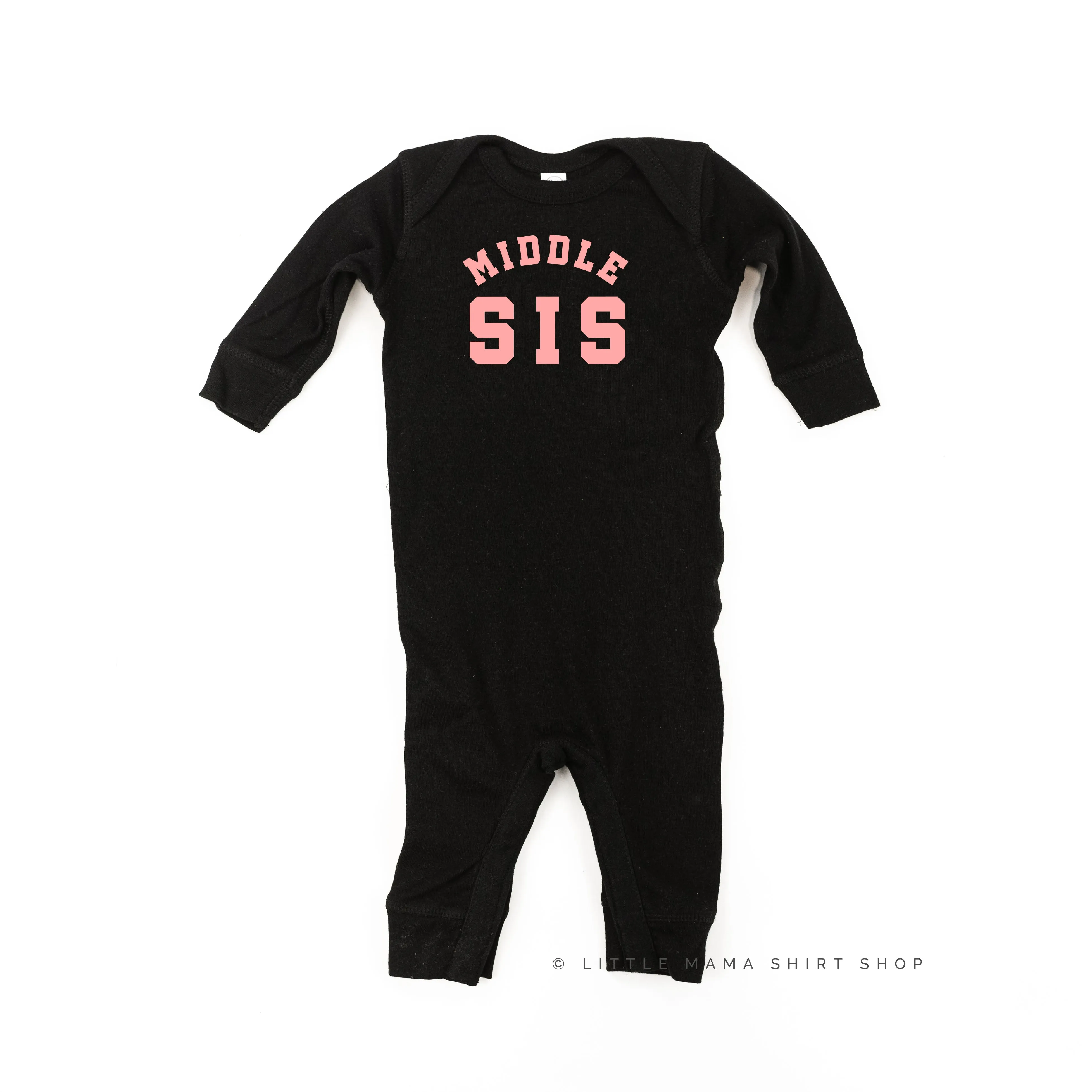 MIDDLE SIS - Varsity - One Piece Baby Sleeper