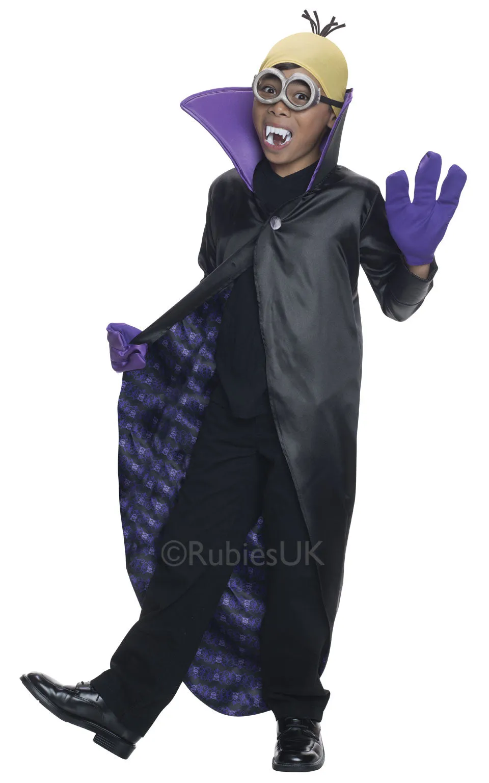 Minion Dracula Kids Costume Cartoon Outfit