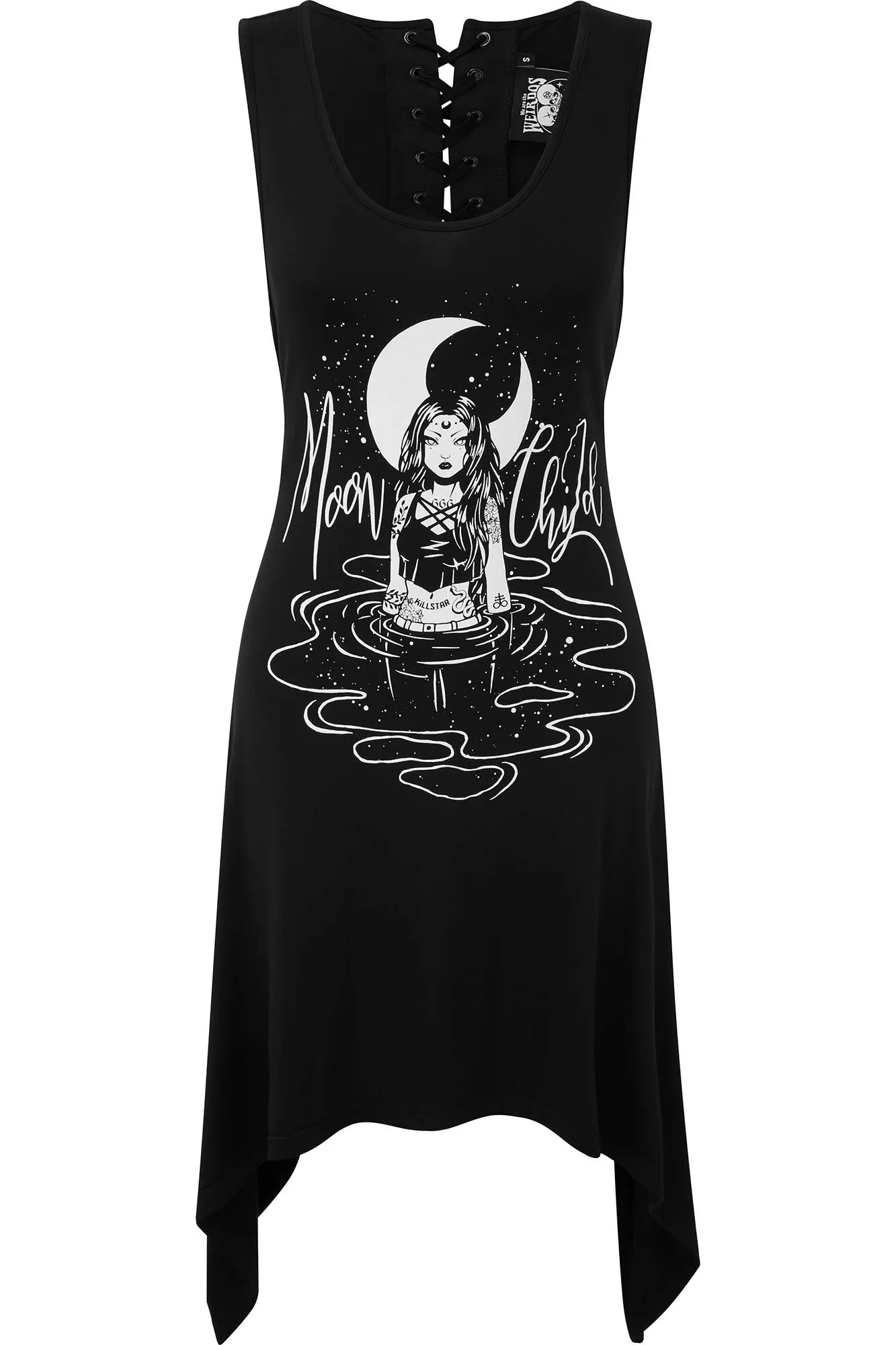 Moon Child Lace-Up Tunic - Resurrect