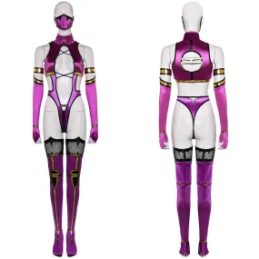 Mortal Kombat Mileena Women Purple Sexy Outfit Party Carnival Halloween Cosplay Costume