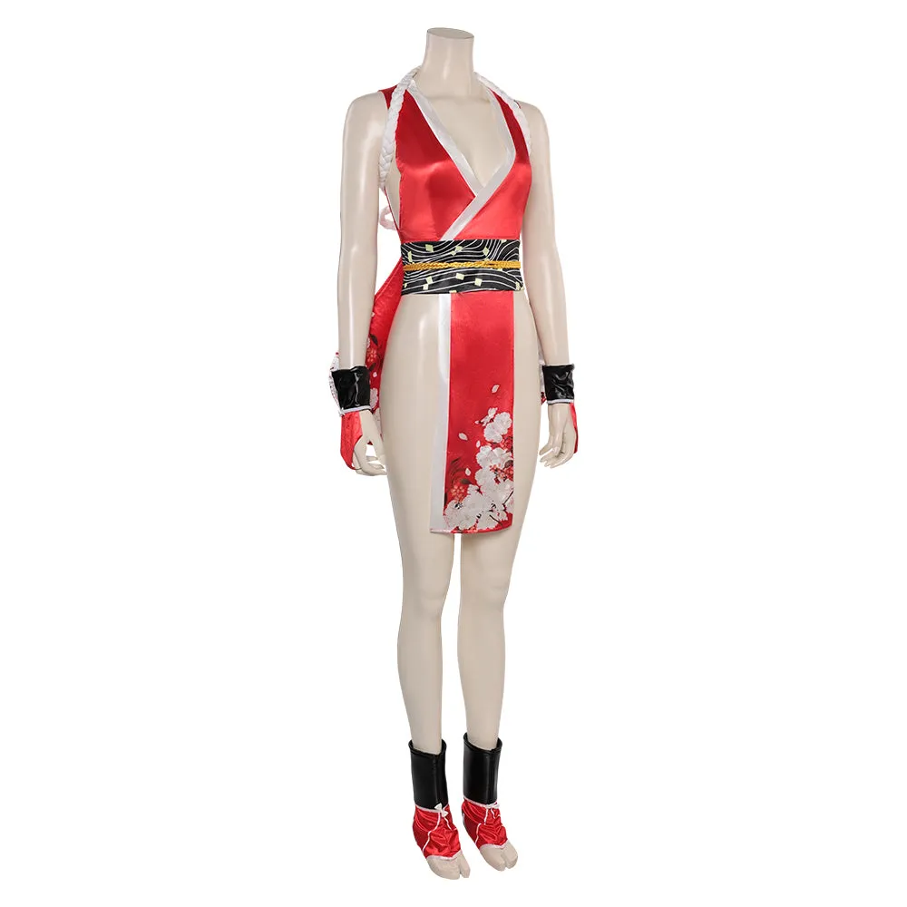 Mortal Kombat Nitara Mai Shiranui Red Outfits Party Carnival Halloween Cosplay Costume