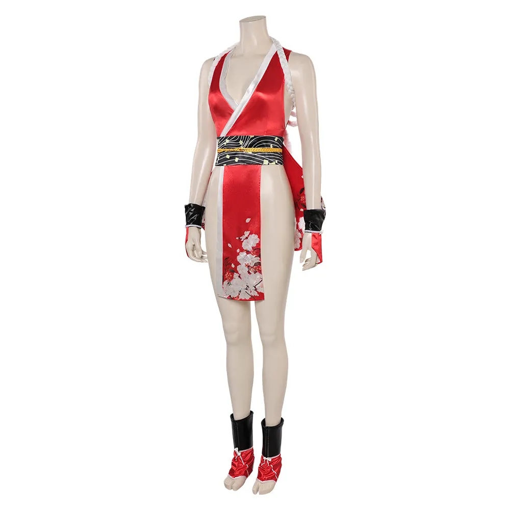 Mortal Kombat Nitara Mai Shiranui Red Outfits Party Carnival Halloween Cosplay Costume