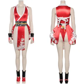 Mortal Kombat Nitara Mai Shiranui Red Outfits Party Carnival Halloween Cosplay Costume