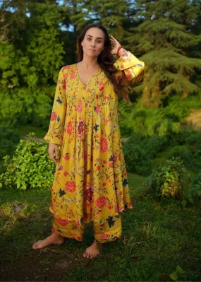 Mustard & Russet Devi Tunic