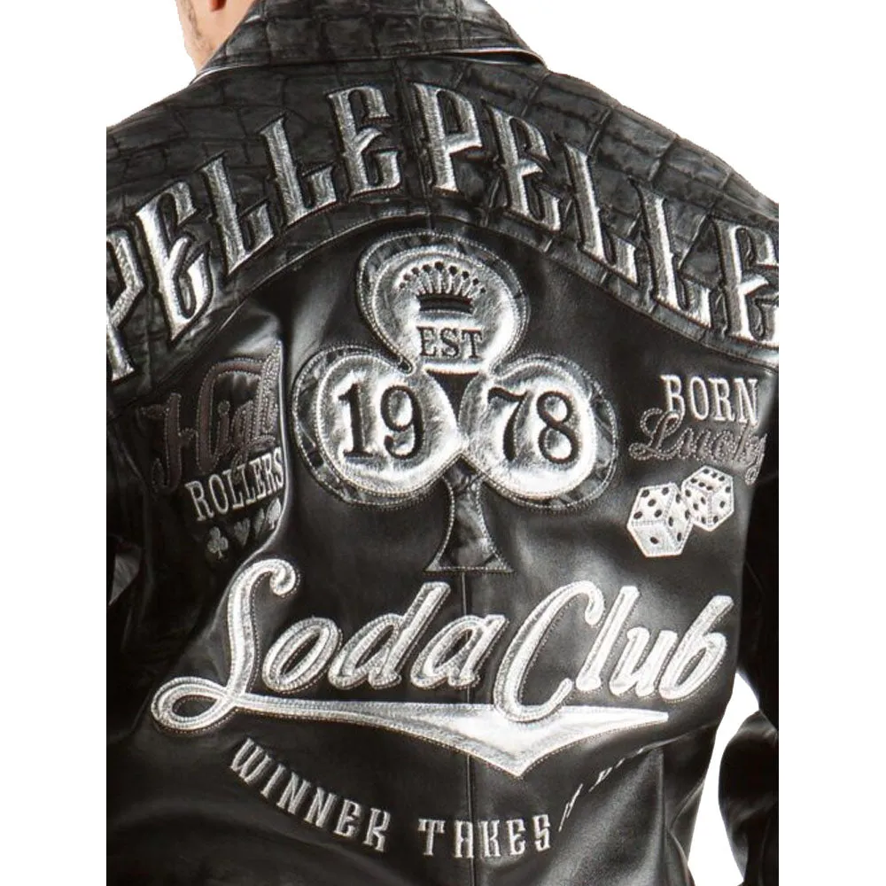 New Style 2024 Best Sale Pelle Pelle Soda Club Croc Leather Jacket | Men Rfx Jacket