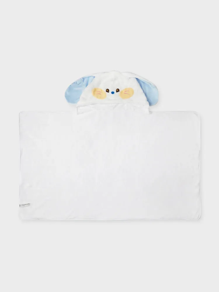 NEWJEANS BUNINI HOODED BLANKET (WHITE)