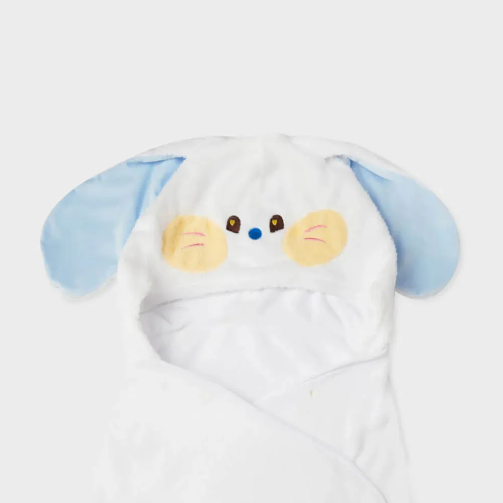 NEWJEANS BUNINI HOODED BLANKET (WHITE)