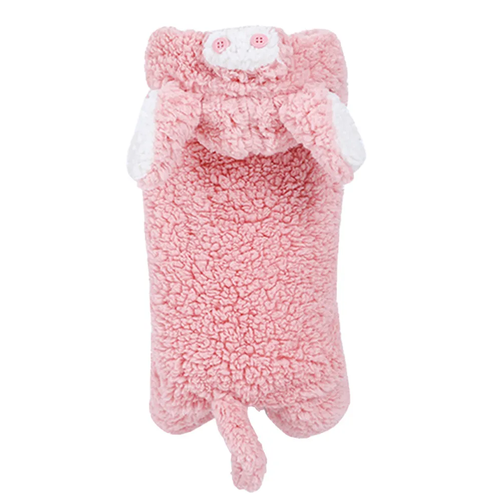 OMEM Pet Cat Small Dog Clothes Autumn and Winter Funny Warm Thick Cute Decoration