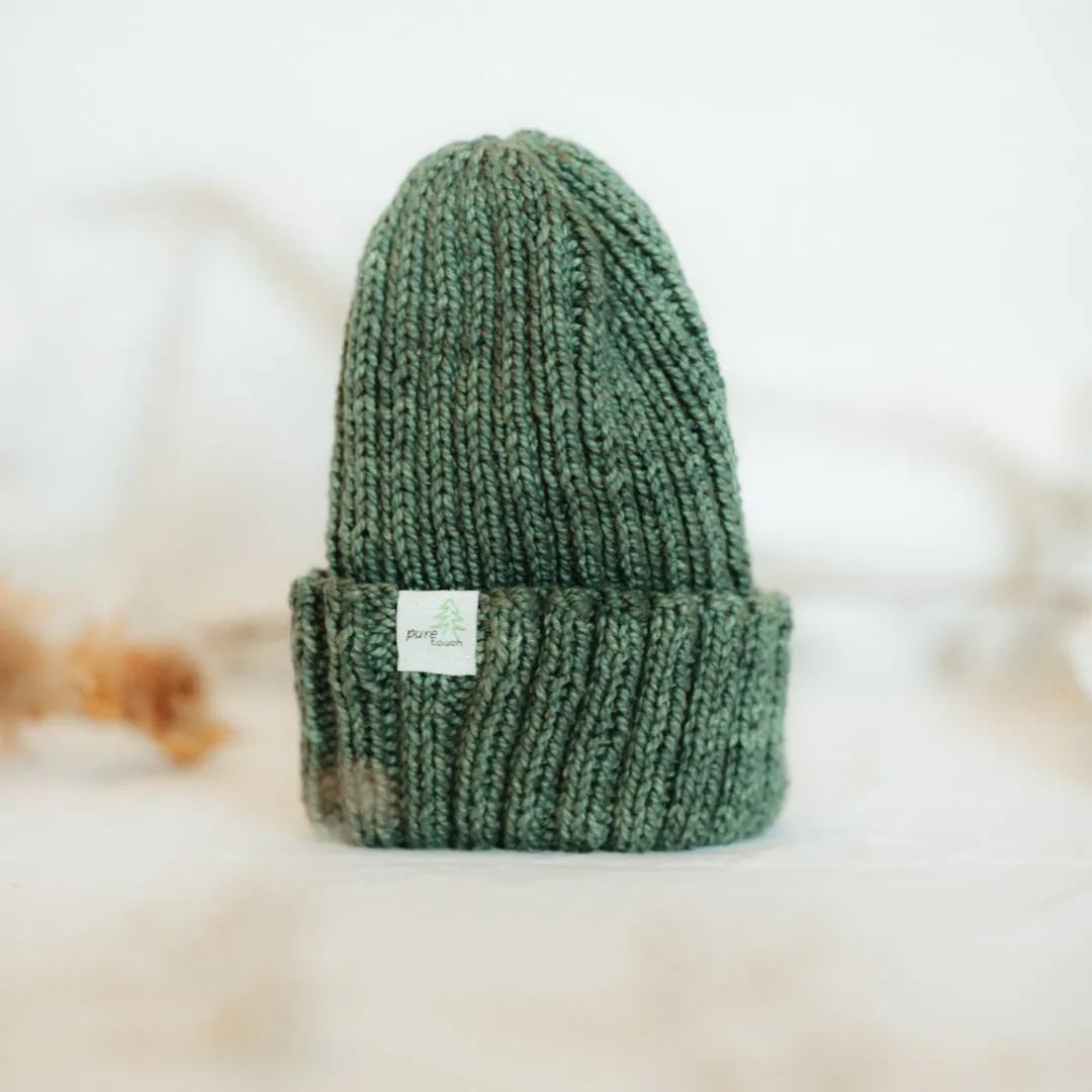 Organic Cotton Baby Beanie | Biodegradable Knitted Newborn Baby Caps