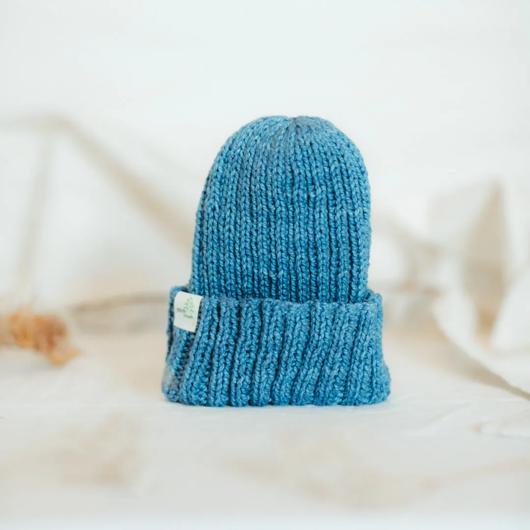 Organic Cotton Baby Beanie | Biodegradable Knitted Newborn Baby Caps