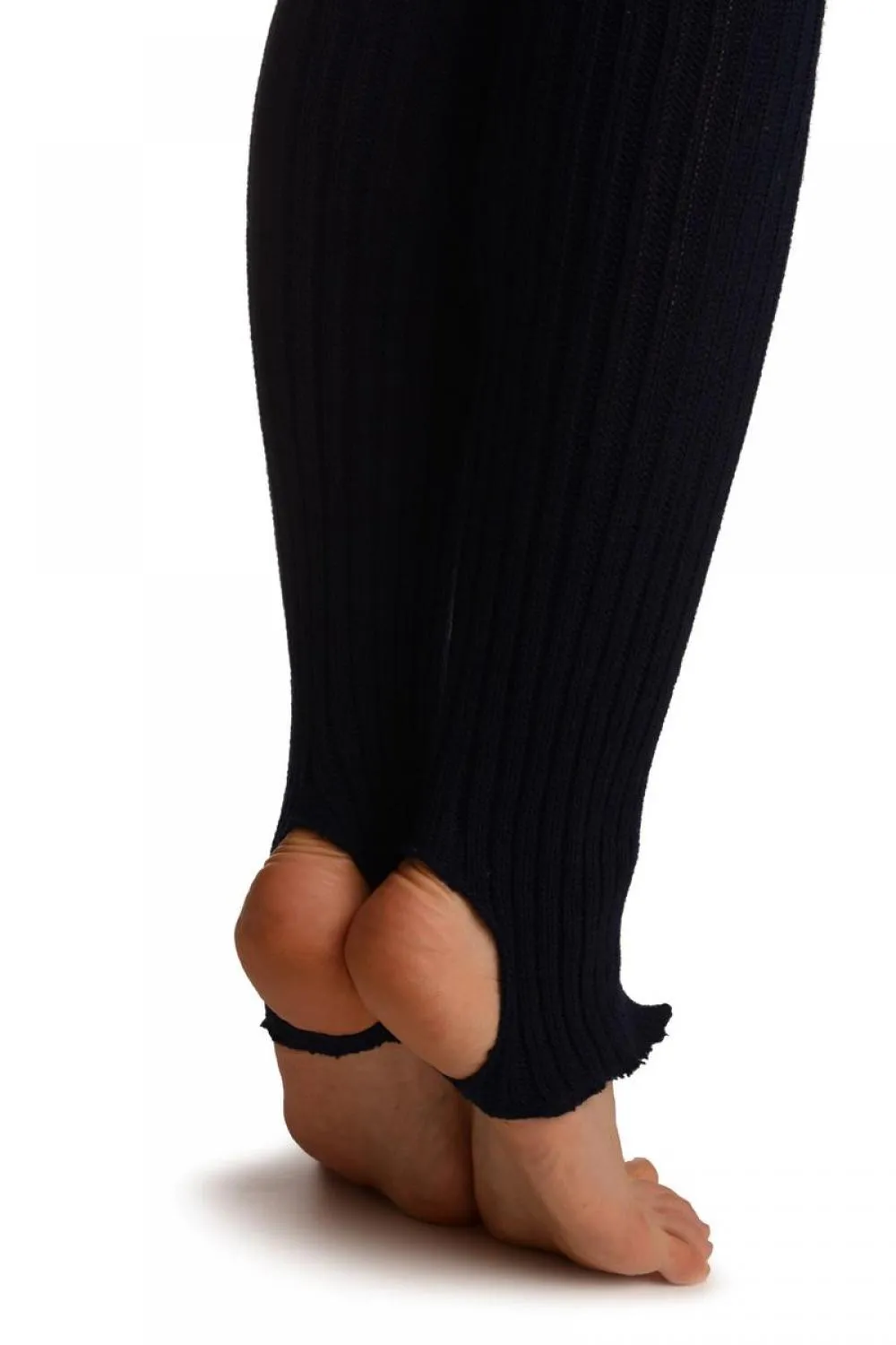 Oxford Blue Stirrup Dance/Ballet Leg Warmers