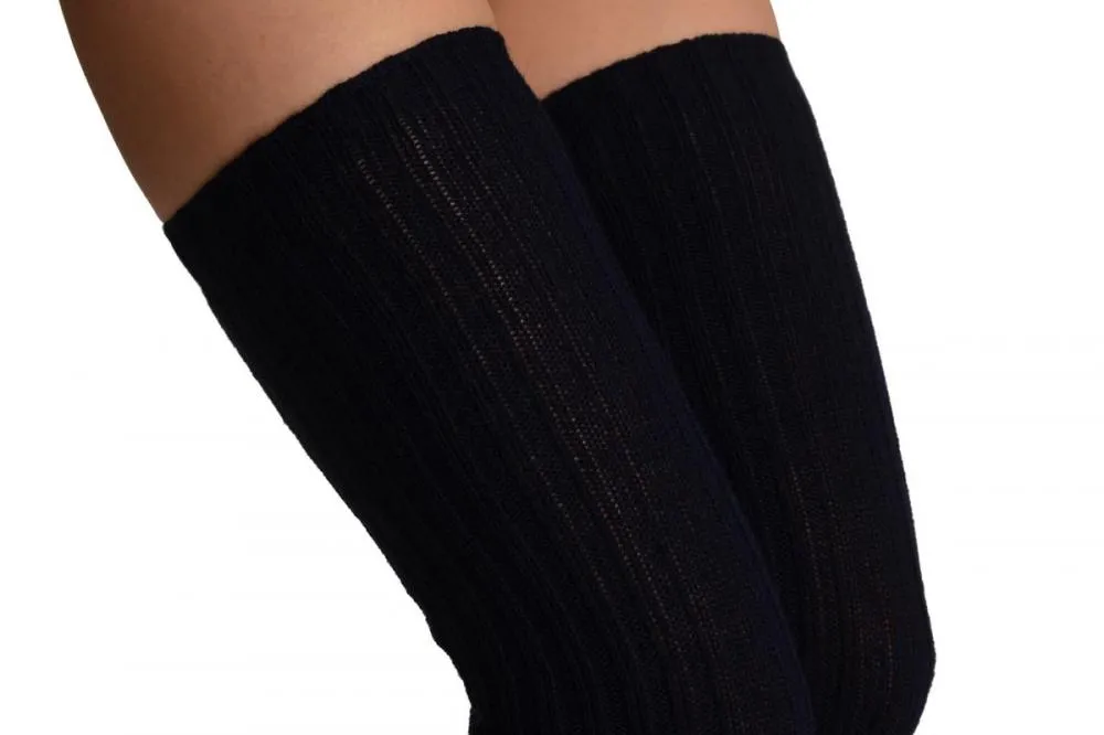 Oxford Blue Stirrup Dance/Ballet Leg Warmers