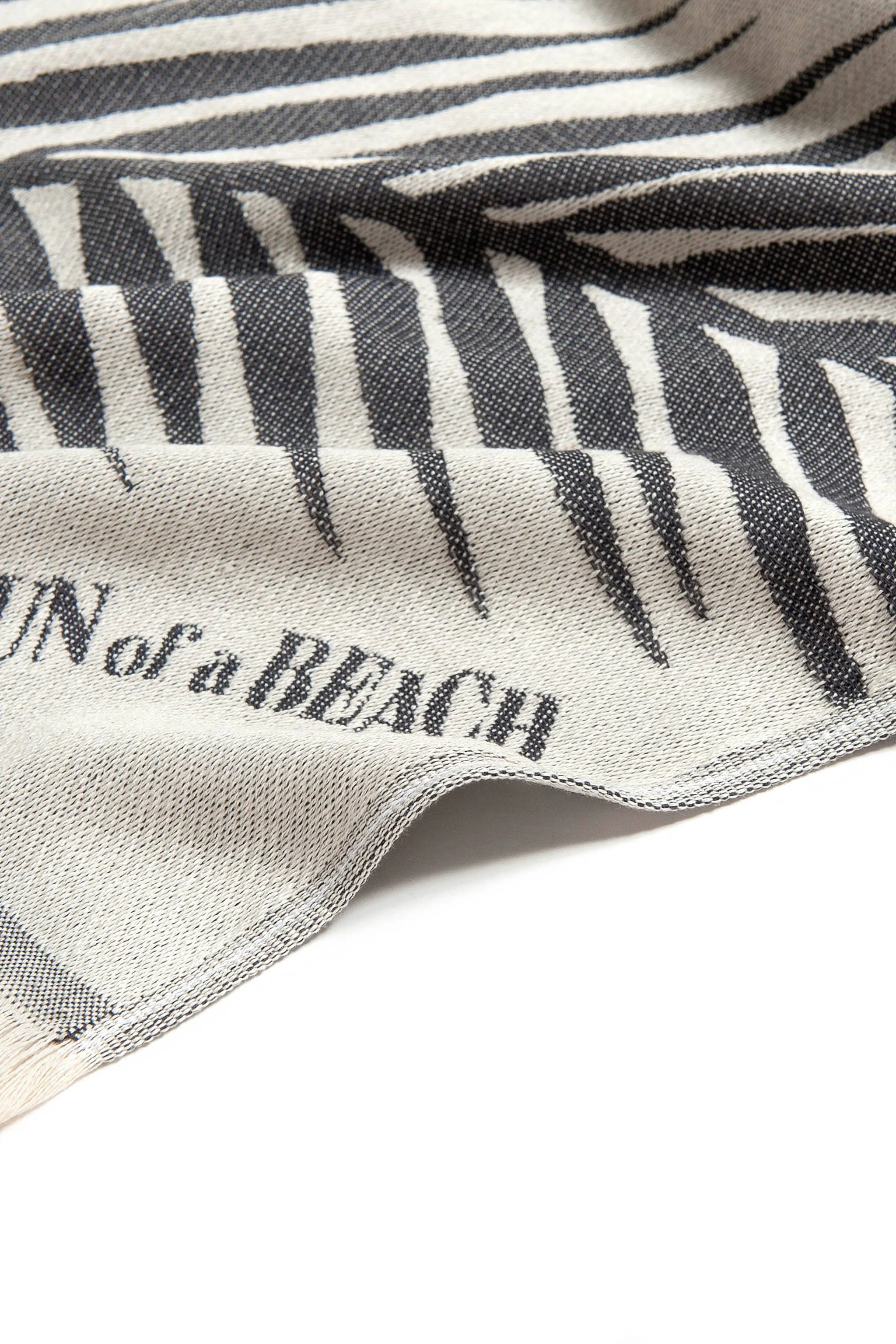 Palm Springs Grey | Feather Beach Towel