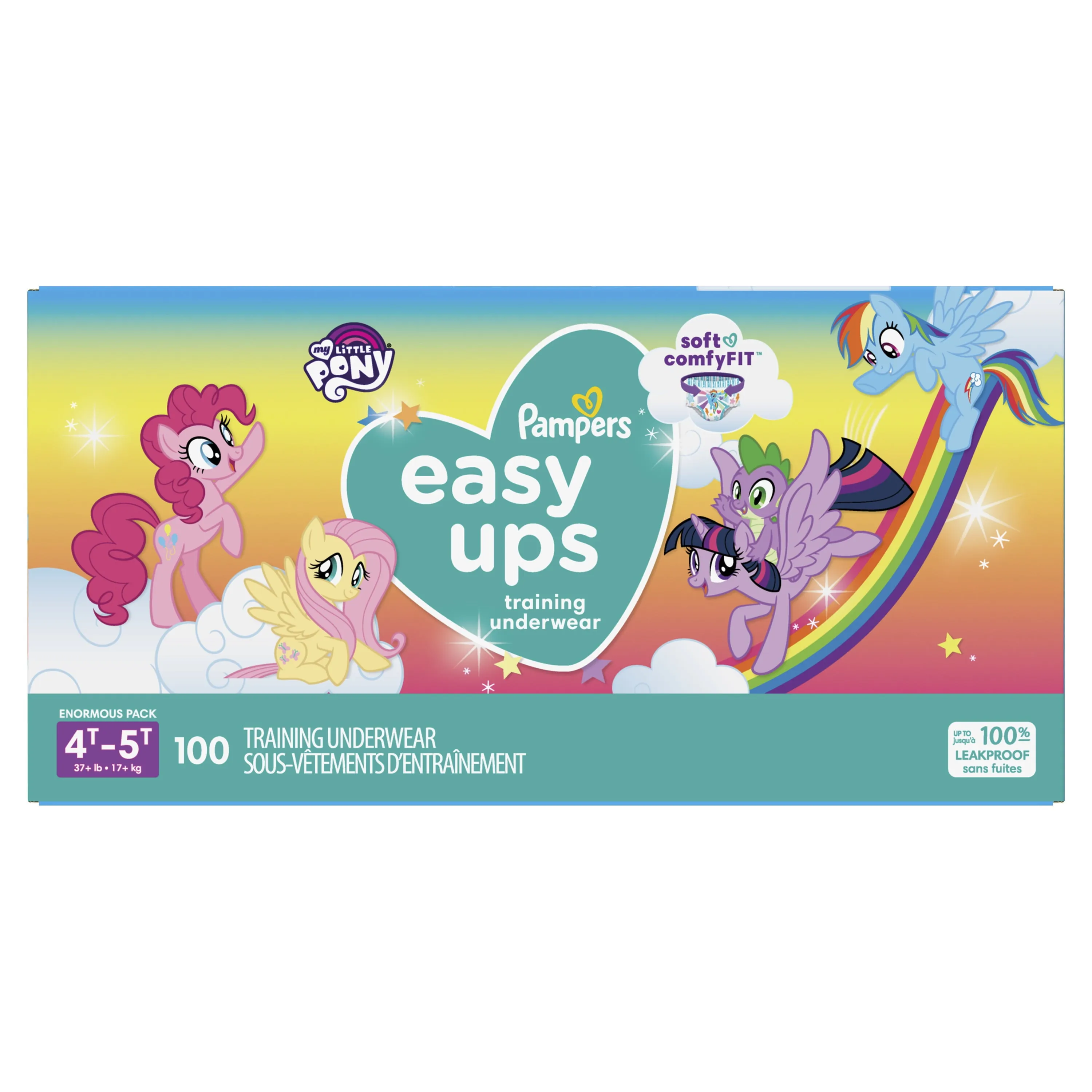 Pampers Easy Ups Girls 4t5t 100ct