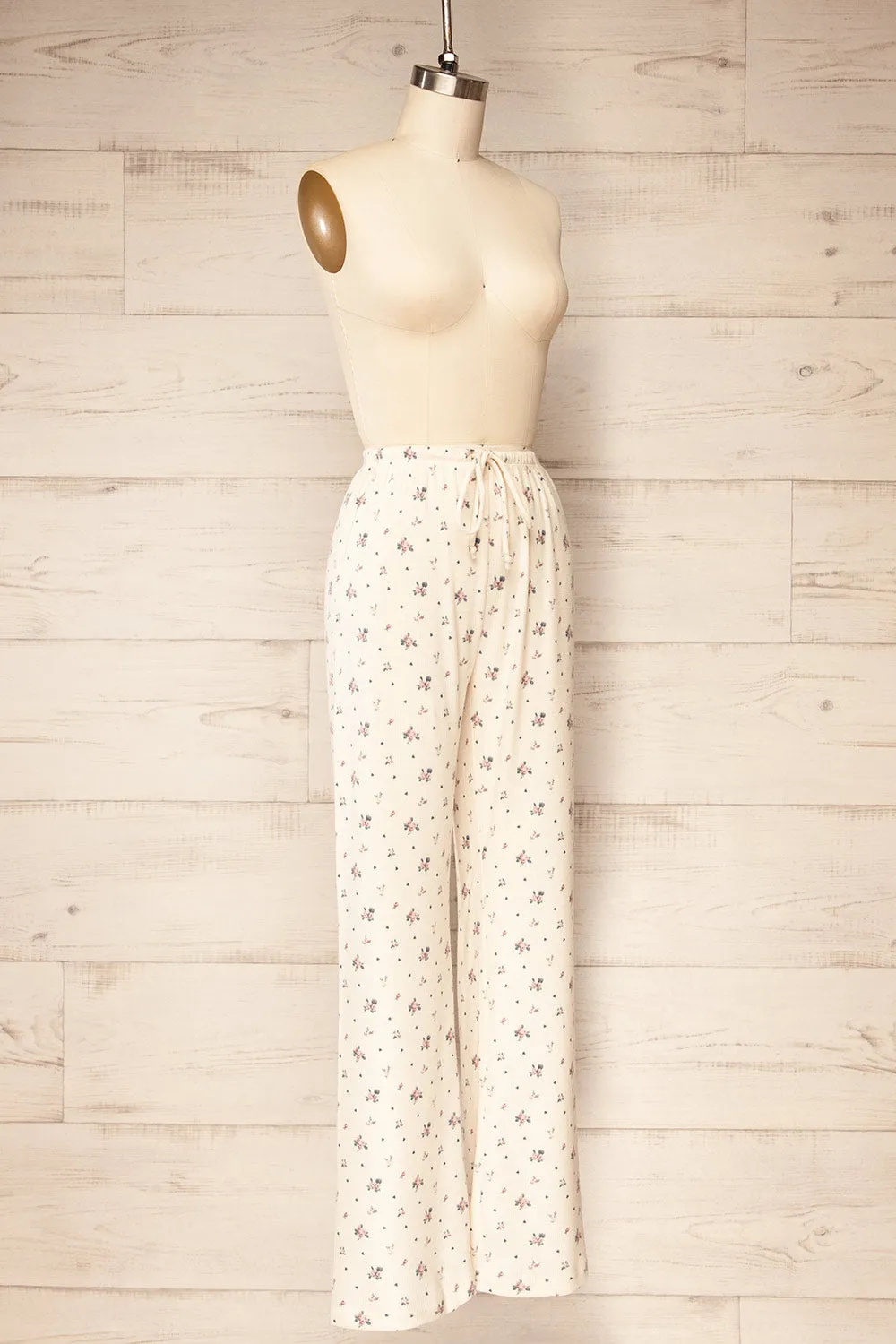 Pantona | Ivory Floral Lounge Pants