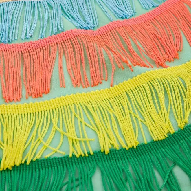 Parrot Fringed Cape Costume