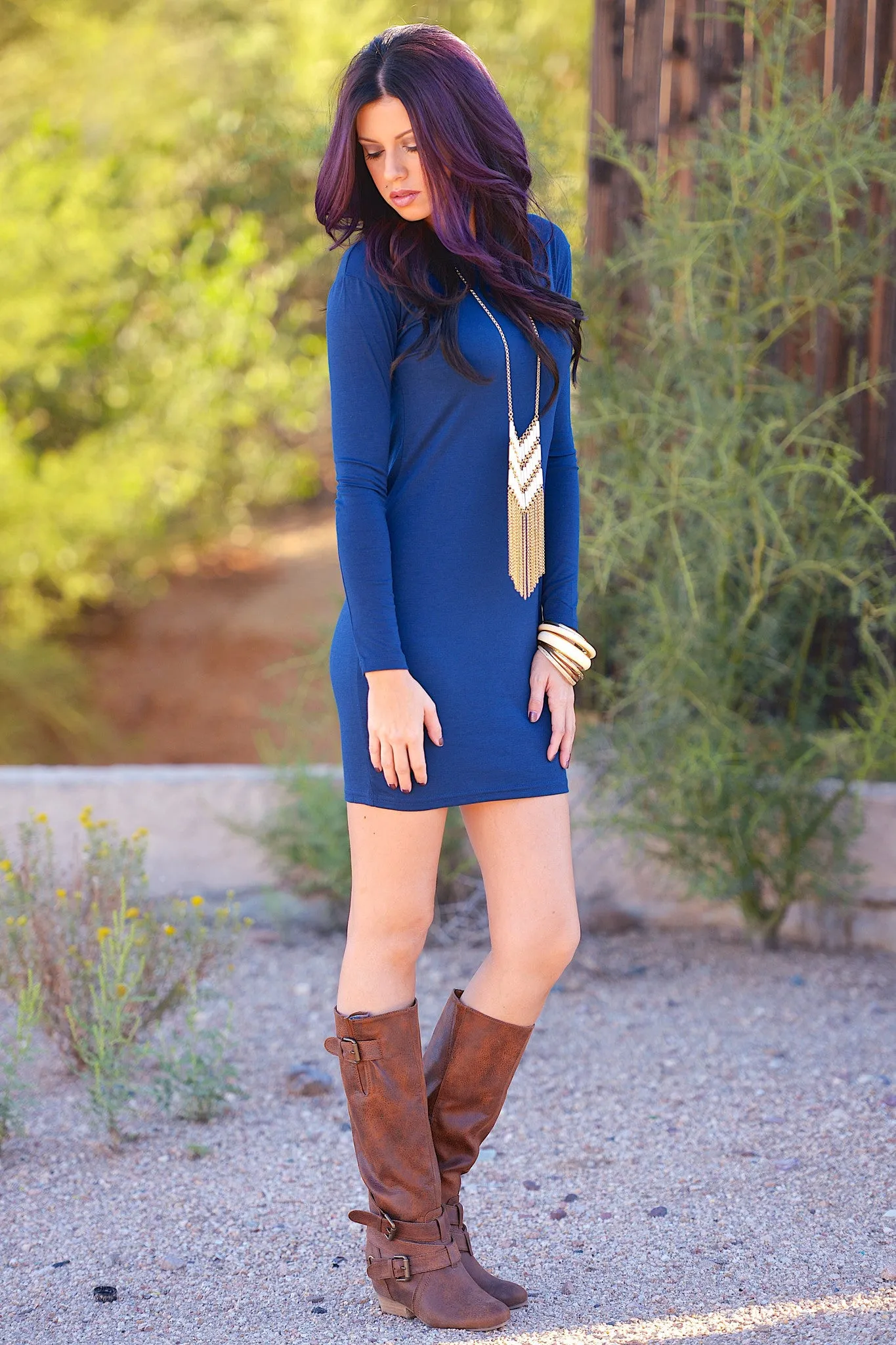 PIKO Dreams Are Forever Dress - Navy