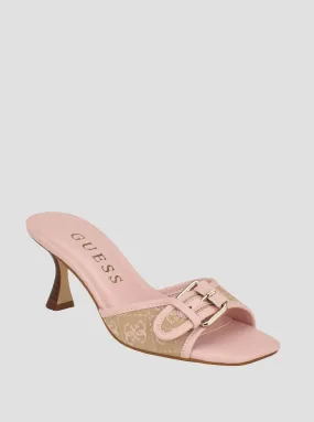 Pink Dista Kitten Heels