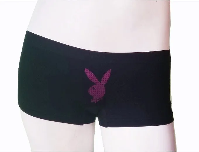 Playboy Boyshorts Pink Metallic Playmate - Small