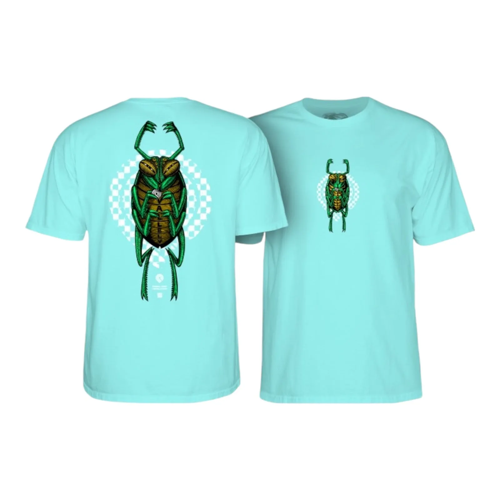 Powell Peralta Mike Vallely Bug T-Shirt Celadon