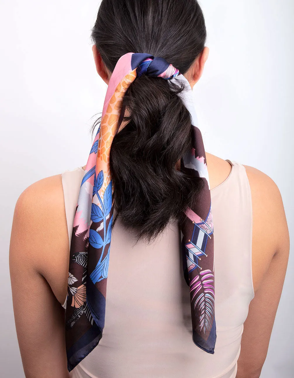 Purple Sunset Safari Scarf