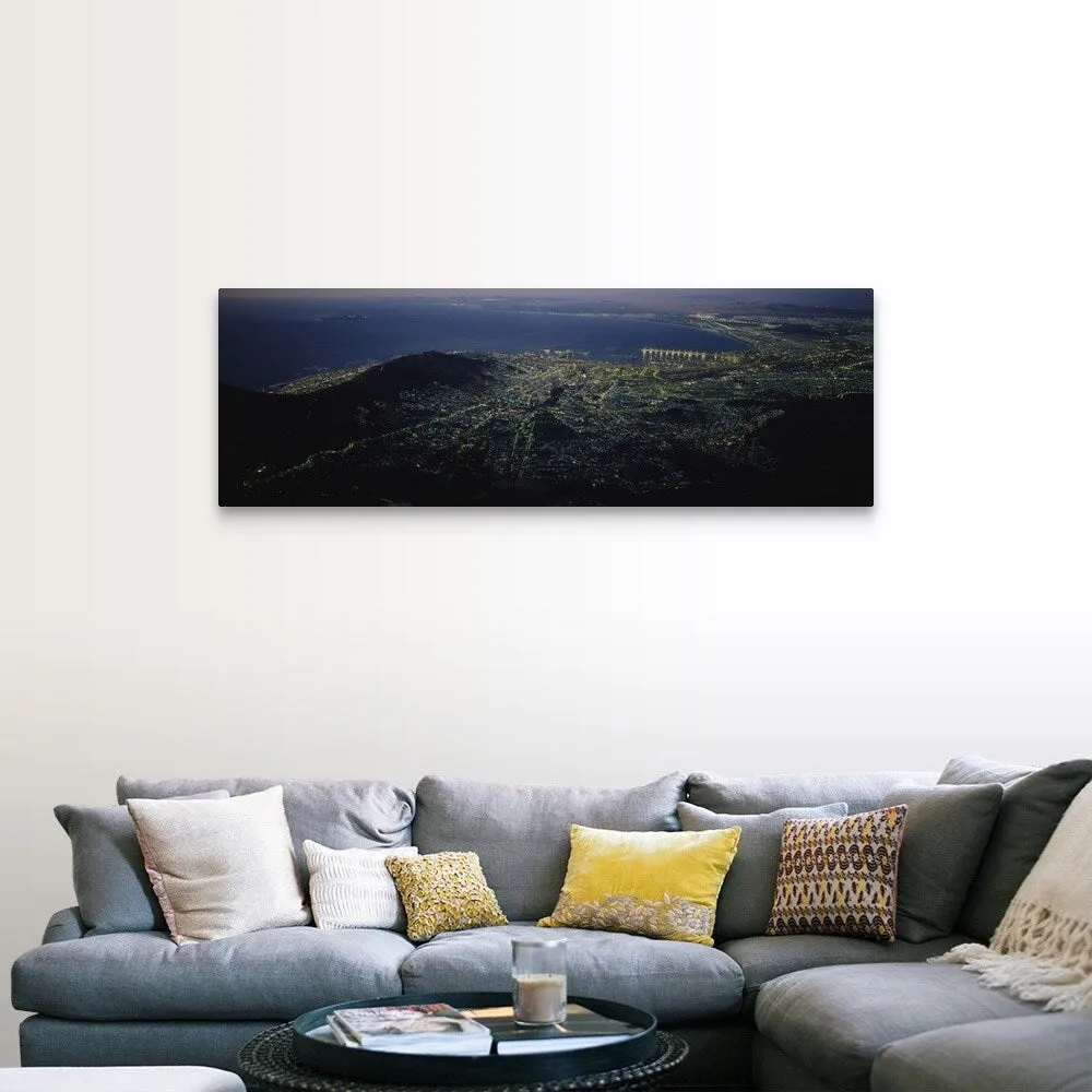 "Aerial view of a city, Cape Town, South Africa" Canvas Wall Art